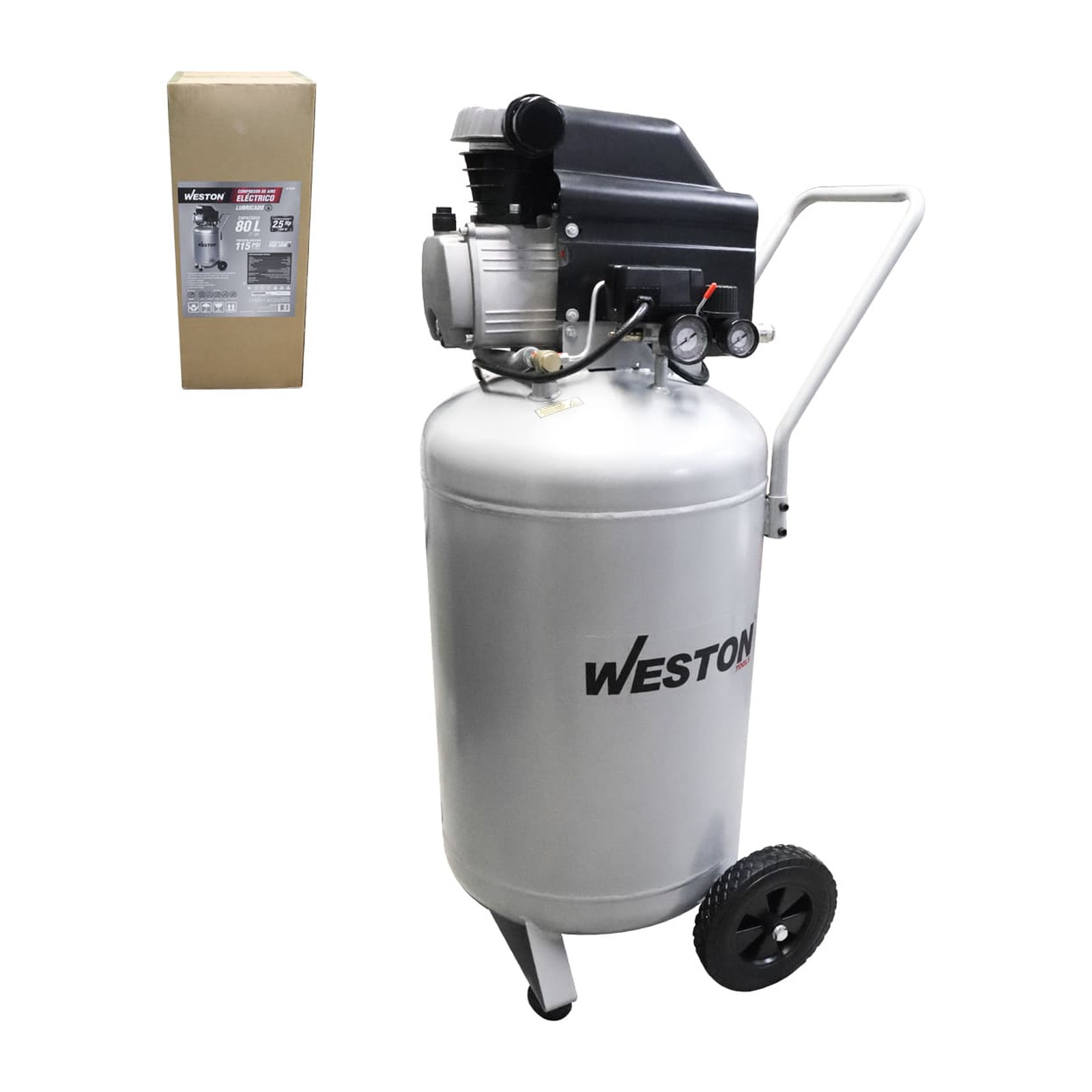 Compresor de Aire 2.5 HP 21 Galones Lubricado con Aceite 127V Weston