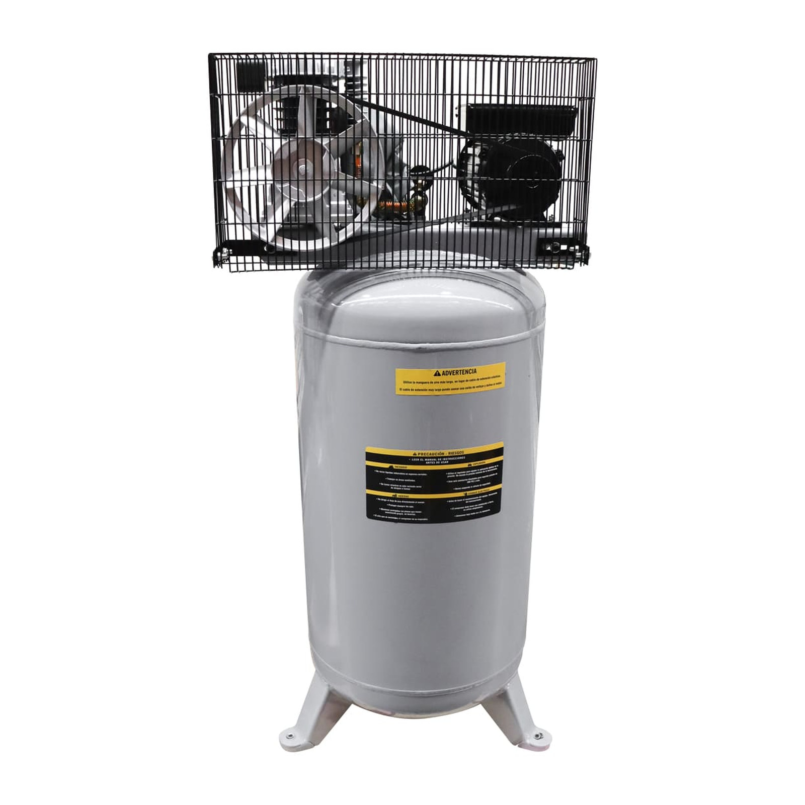COMPRESOR VERTICAL DE BANDA 3HP 200L 127V - Imagen 2