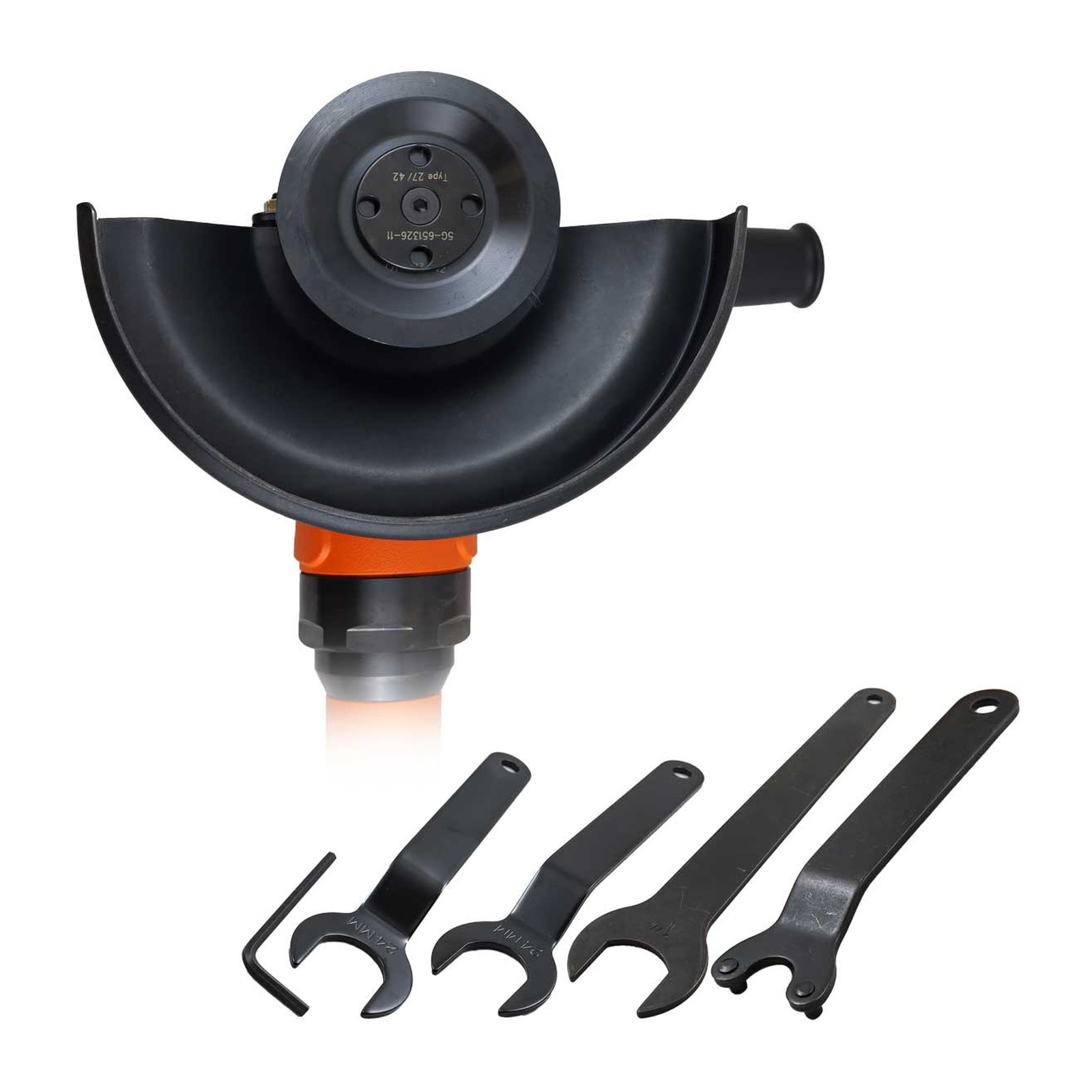 ESMERILADORA ANGULAR NEUMATICA 7" 2.2 HP 8,400 RPM (USO PESADO) - Imagen 2