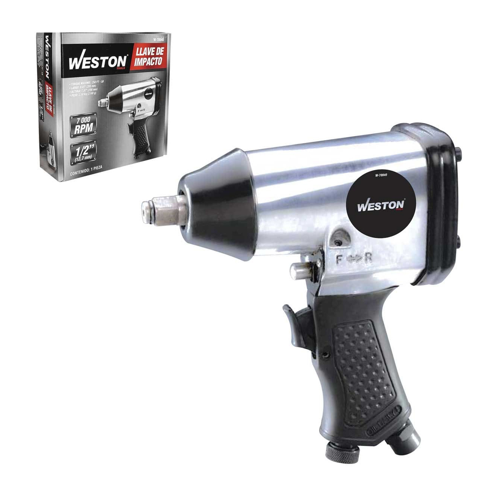 Llave de Impacto Neumática 1/2" Weston