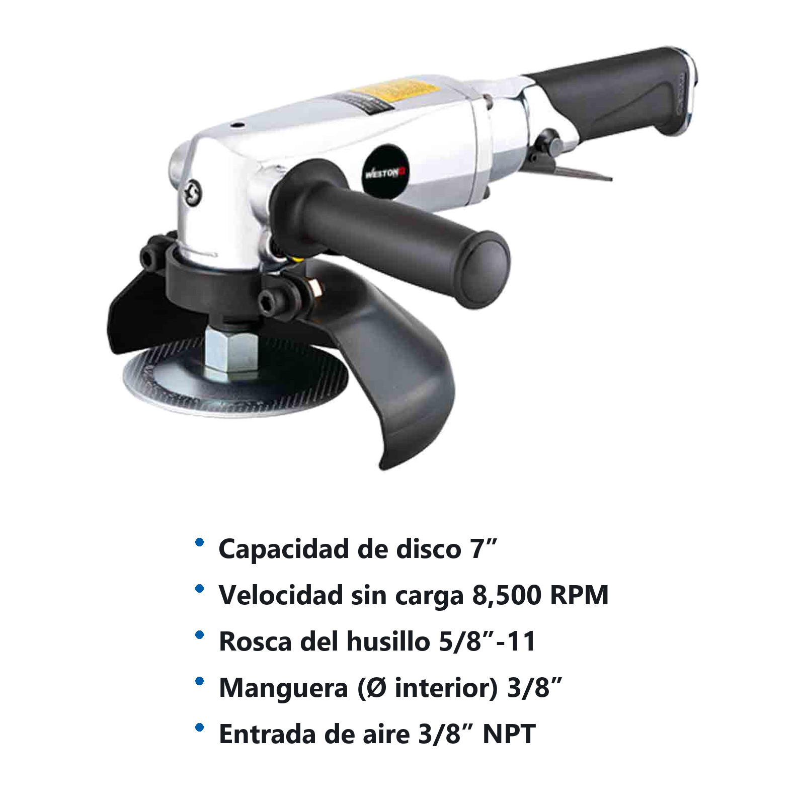 ESMERILADORA NEUMATICA 7" (5/8"-11) - Imagen 2
