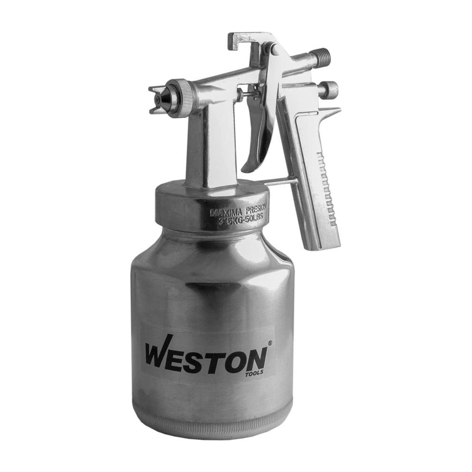 Pistola para Pintar Baja Presión de Succión con Vaso de Aluminio 1 Lt WESTON