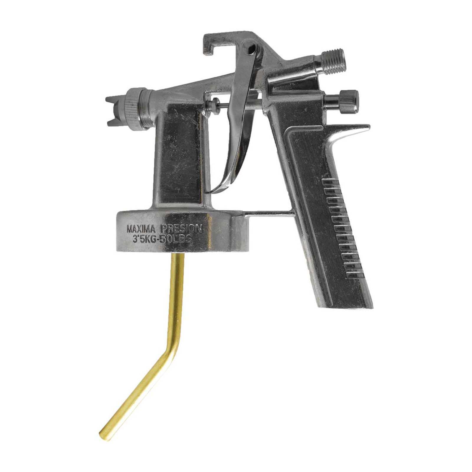 PISTOLA P/PINTAR BAJA PRESION D/SUCCION VASO ALUMINIO 1LT PSI MAX 50 ENTRADA D/AIRE SUPERIOR - Imagen 2