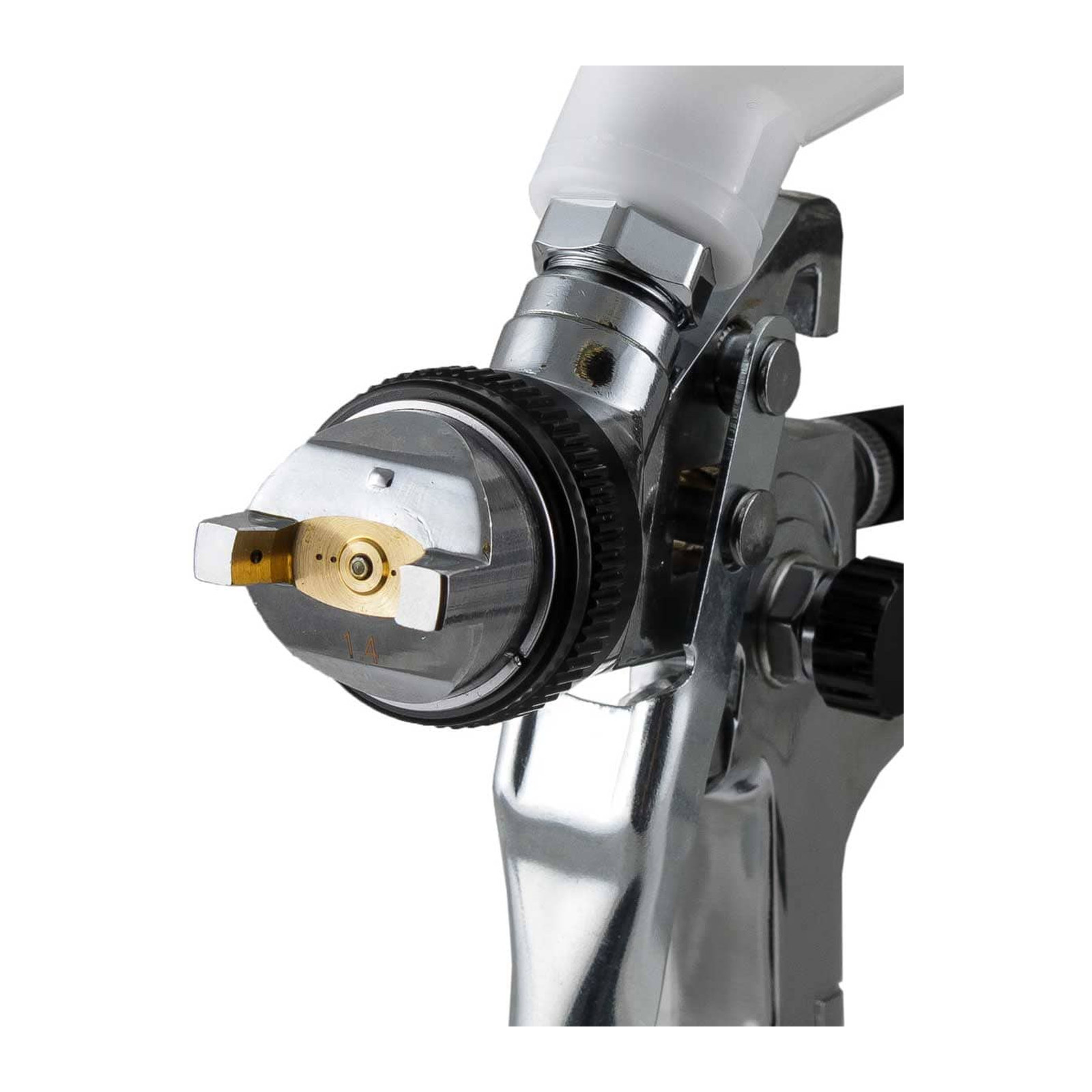 PISTOLA P/PINTAR D/GRAVEDAD HVLP VASO PLASTICO 600ML PSI MAX 70 - Imagen 2