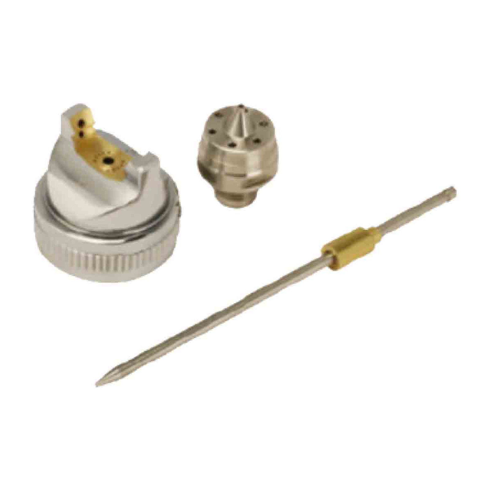 Kit de Reparación para Pistola para Pintar WESTON W-70230 (Aguja de Flujo, Boquilla y Tobera)