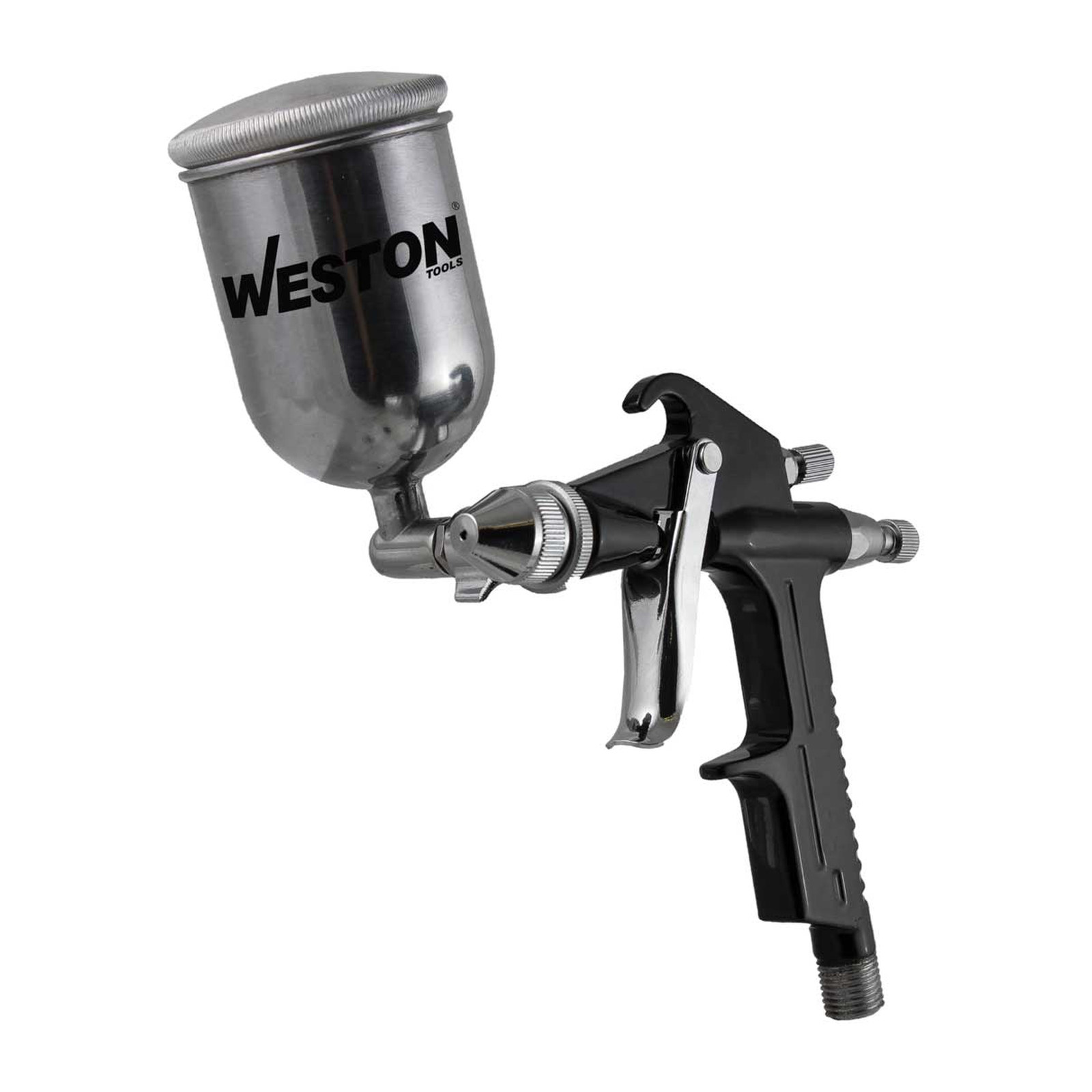Pistola para Retoque de Gravedad Vaso Aluminio 200 ml 60 PSI WESTON