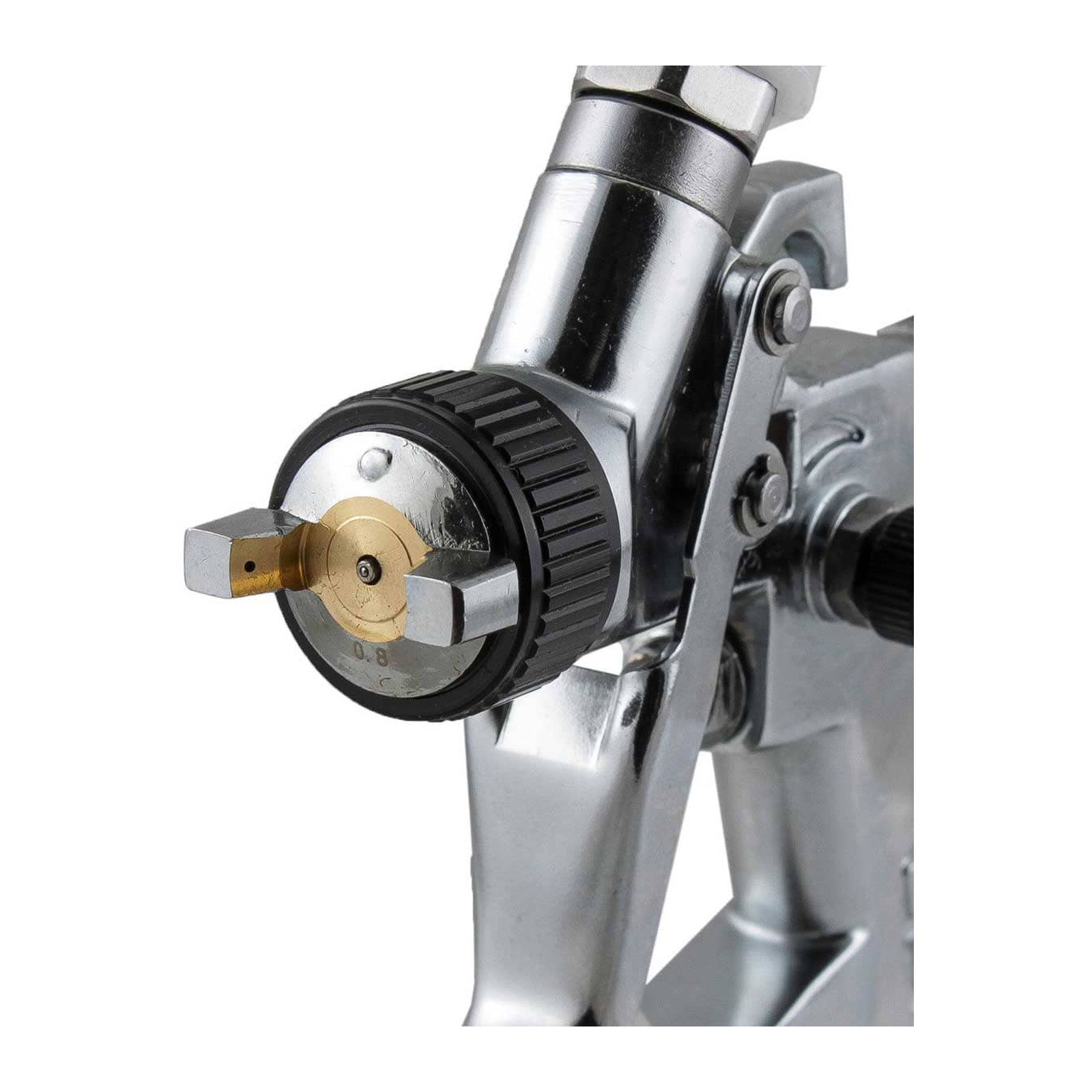 PISTOLA P/RETOQUE D/GRAVEDAD VASO PLASTICO 125ML PSI MAX 50 - Imagen 2