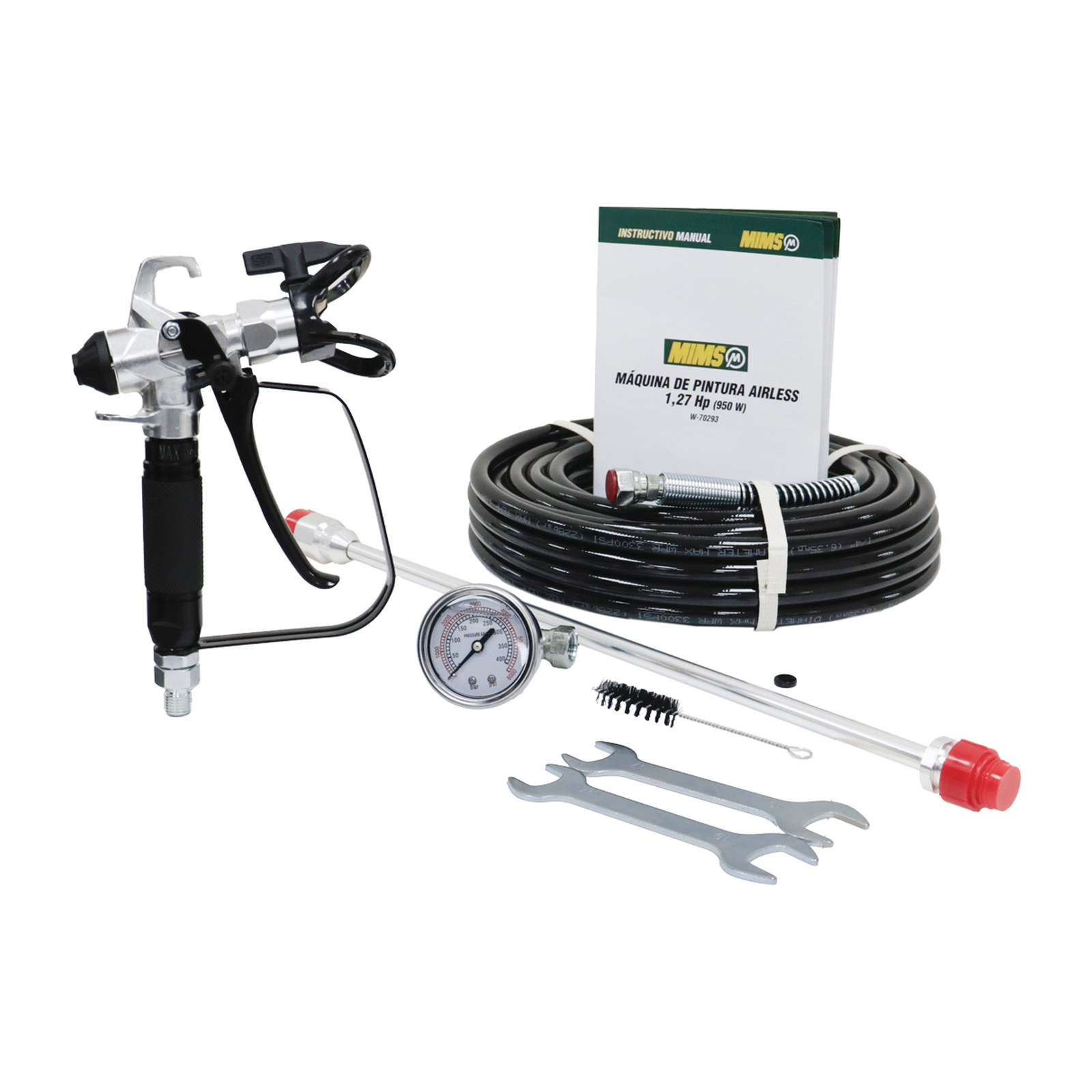 MAQUINA DE PINTURA AIRLESS MIMS 950W MAX PSI 3300 110V - Imagen 3