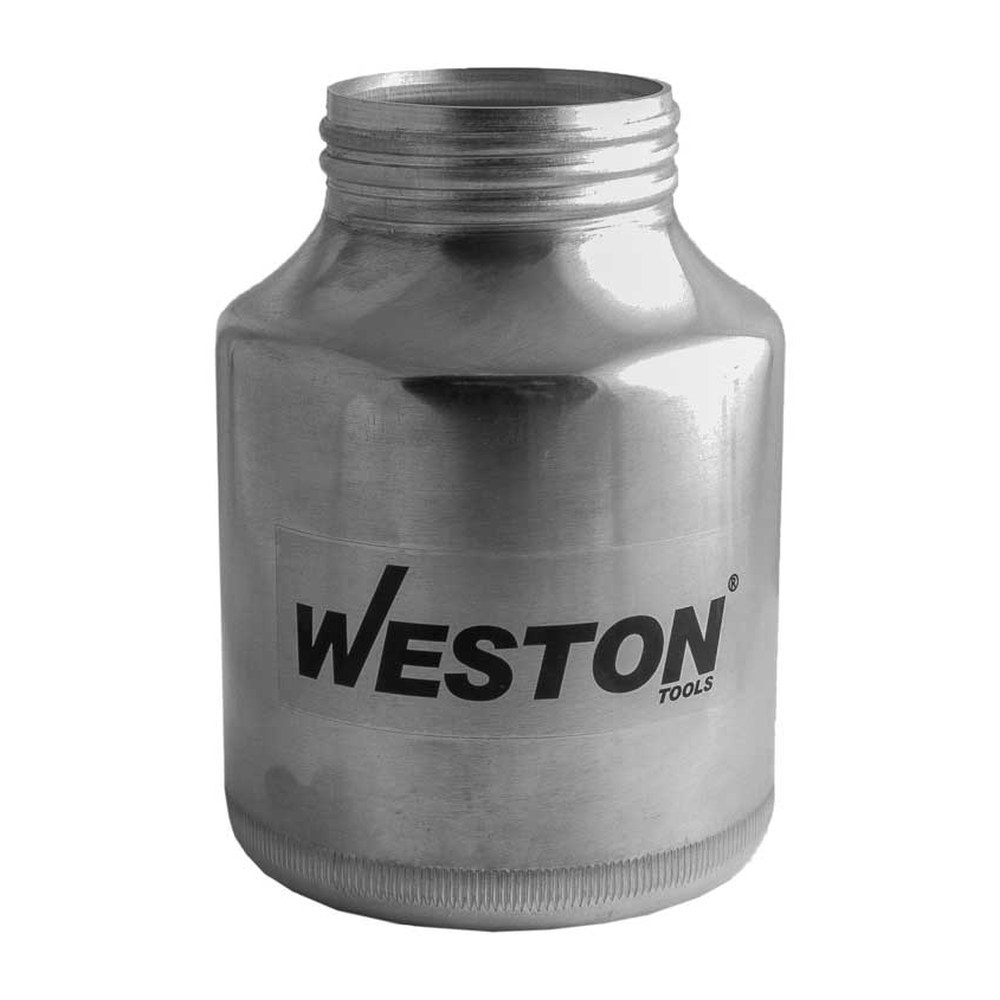 Weston Vaso de Aluminio 1 L para Pistola de Succión