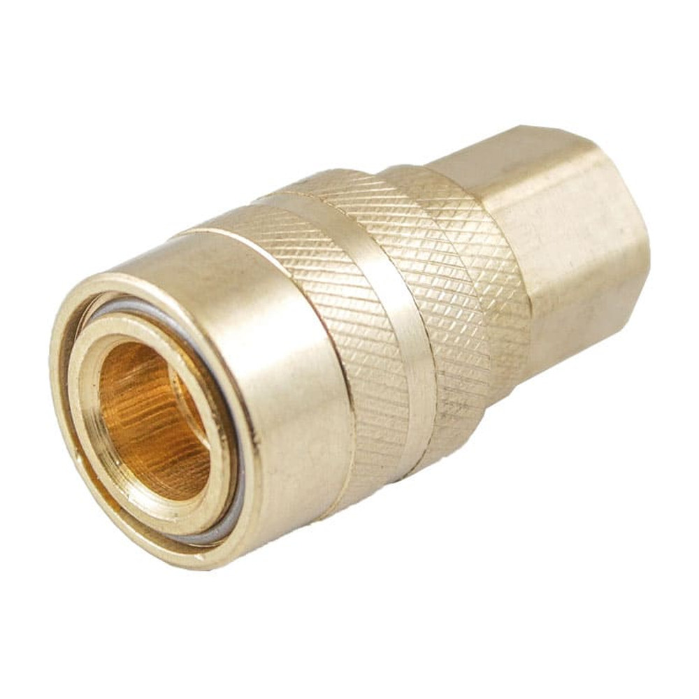 Cople Rápido Latonado Hembra 1/4" NPT Weston
