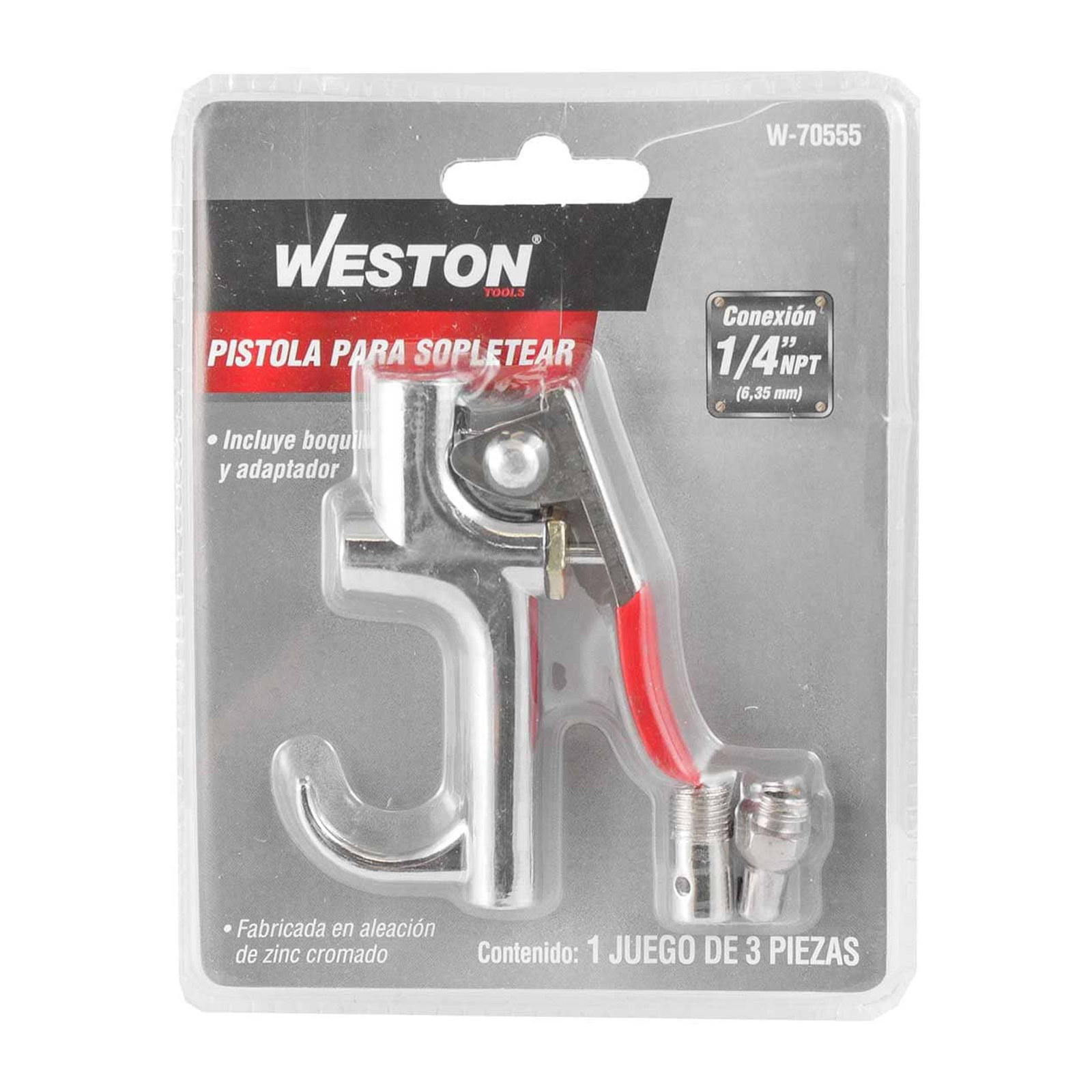 PISTOLA METALICA PARA SOPLETEAR 1/4'' NPT - Imagen 2
