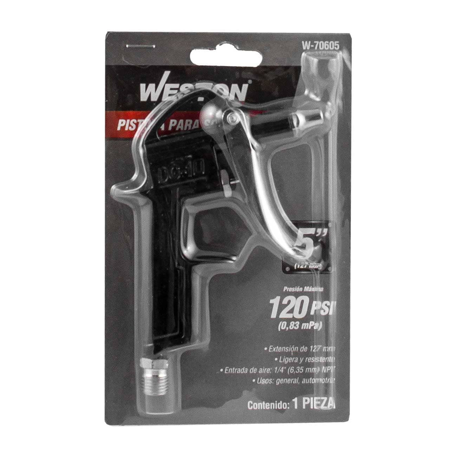 PISTOLA PARA SOPLETEAR 5'' MAX PSI 120 - Imagen 4