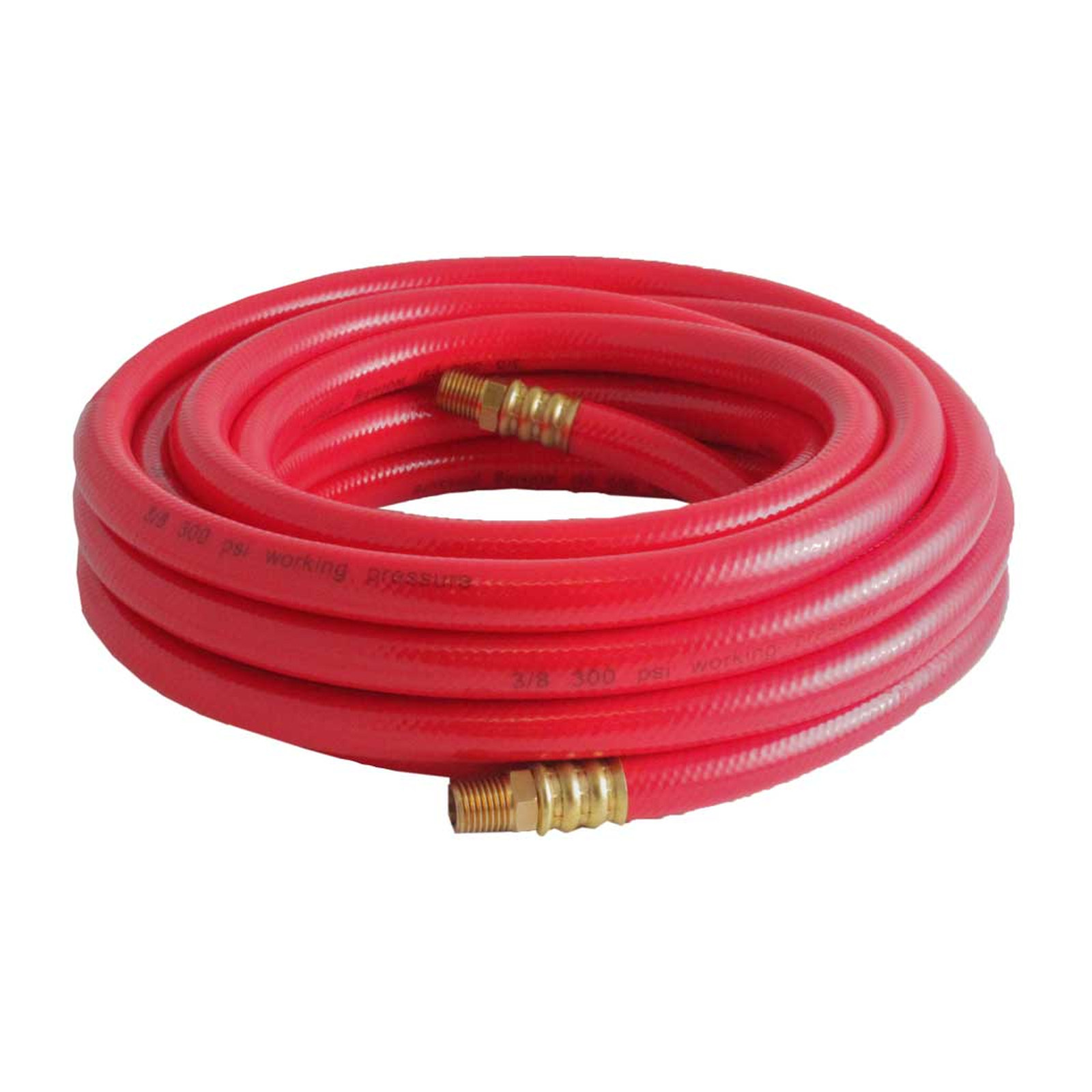 Manguera para Aire de PVC Roja 3/8" x 25 ft con Conector 1/4" NPT Weston