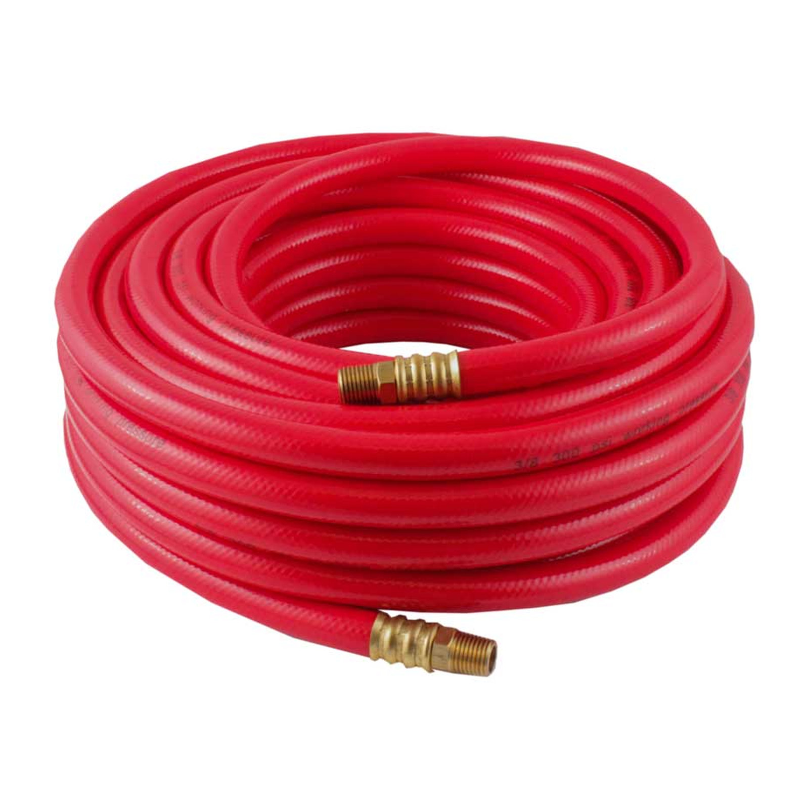 Manguera para Aire de PVC Roja 3/8" x 50 ft con Conector 1/4" NPT Weston