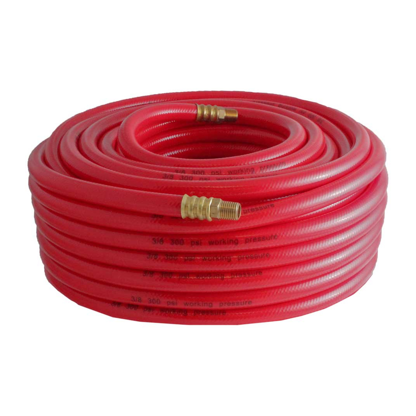 Manguera para Aire de PVC Roja 3/8" x 100 ft con Conector 1/4" NPT Weston