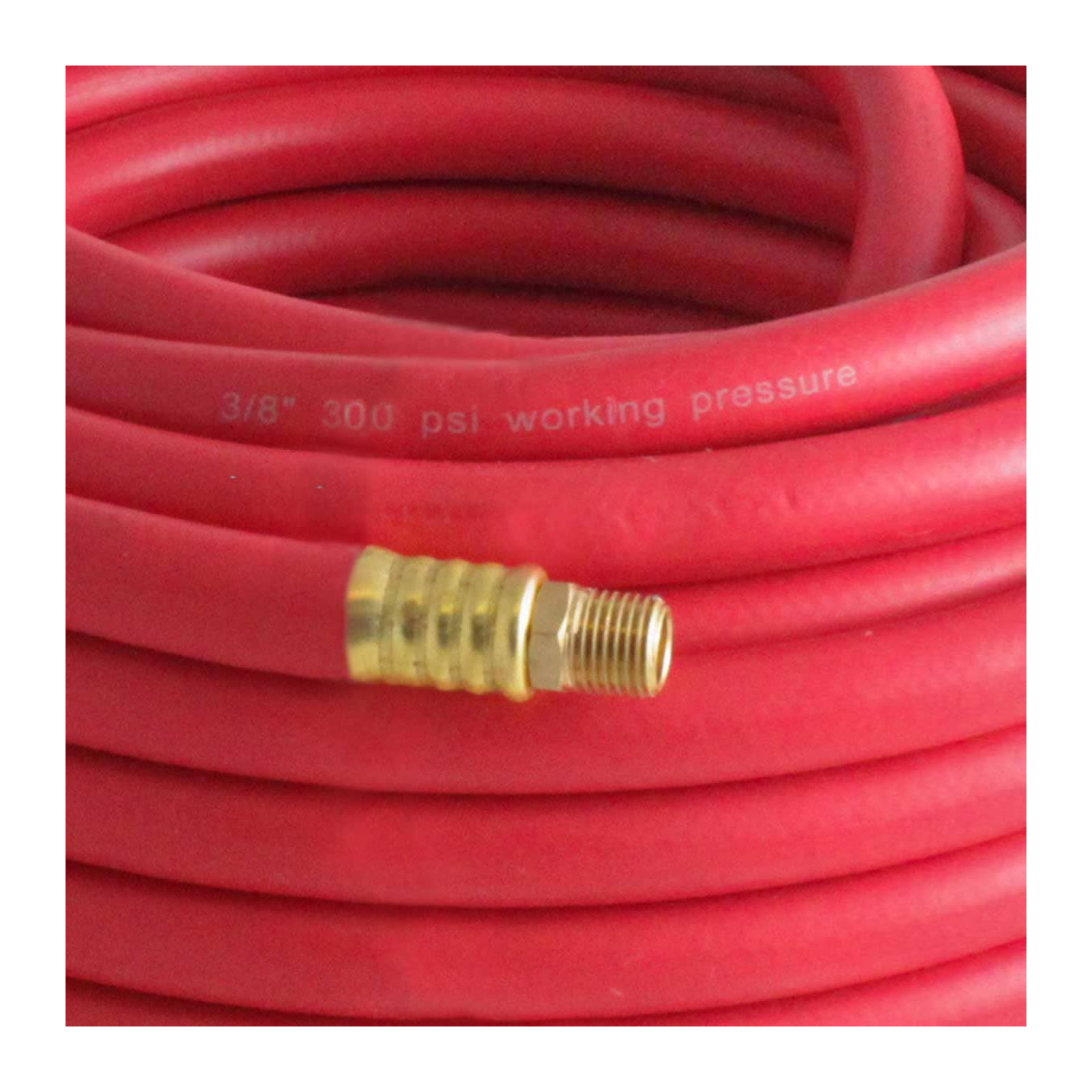 MANGUERA P/AIRE D/HULE ROJA 3/8'' X 50 FT CONECTOR 1/4'' NPT - Imagen 3