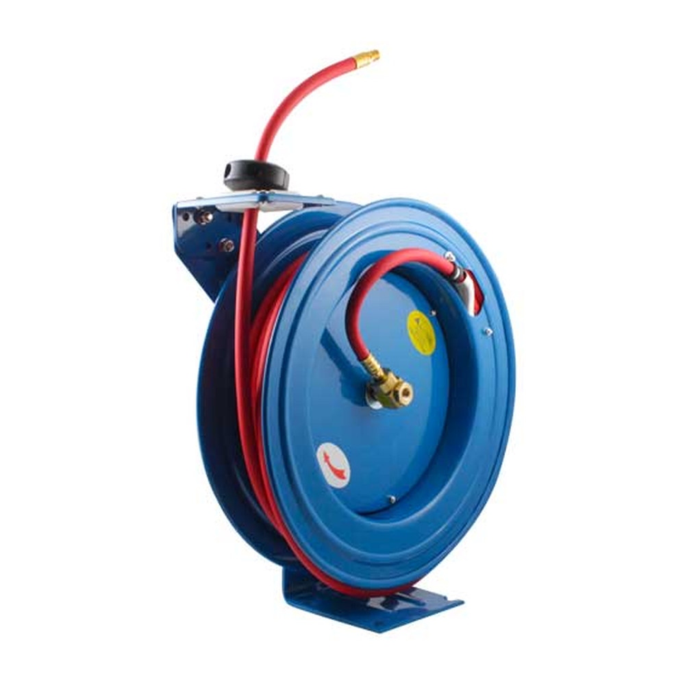Carrete Retráctil de Acero con Manguera de Aire 3/8" x 50 Pies Weston
