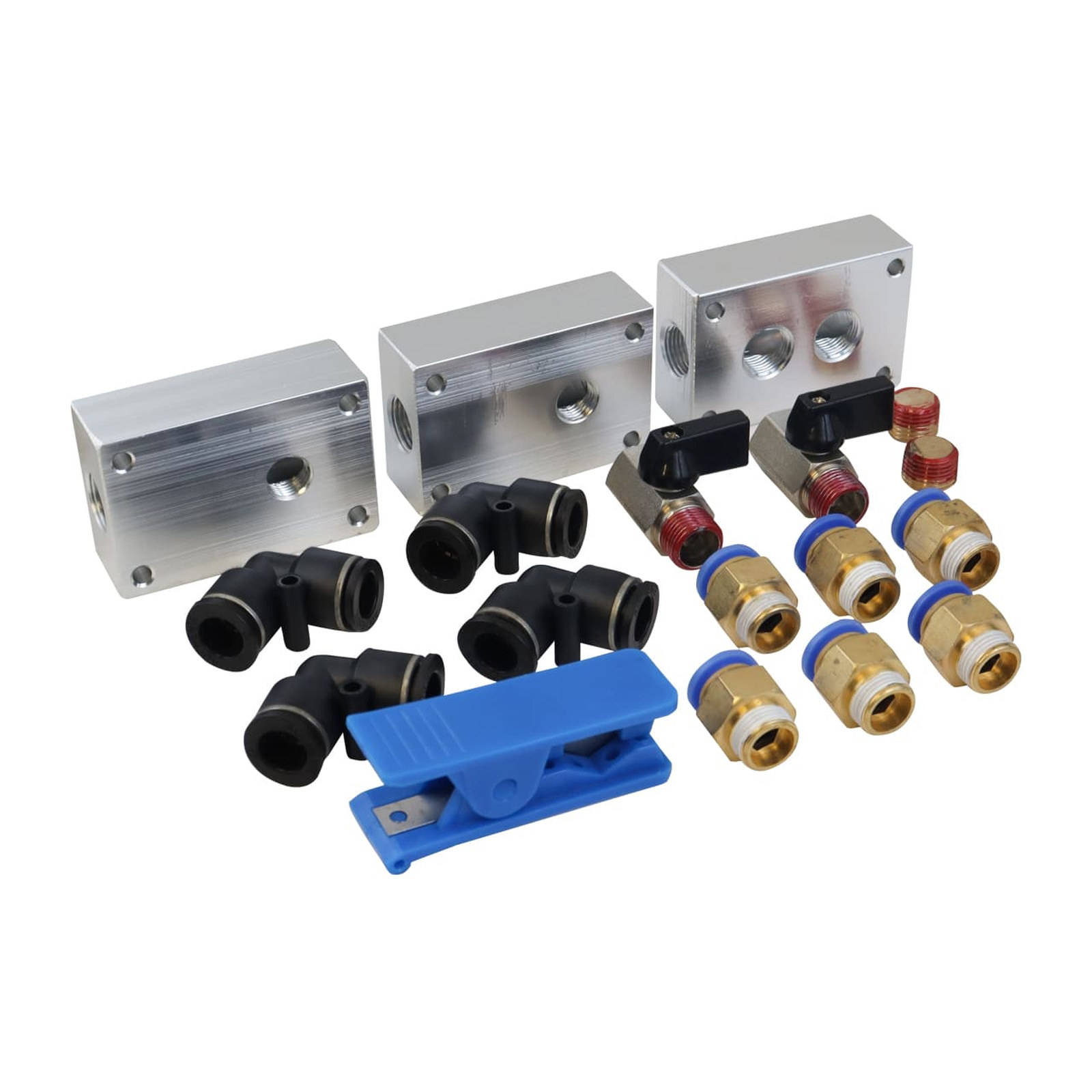 SISTEMA DE AIRE COMPRIMIDO 1/2" C/100FT. D/TUBO D/NAILON 150PSI - Imagen 3