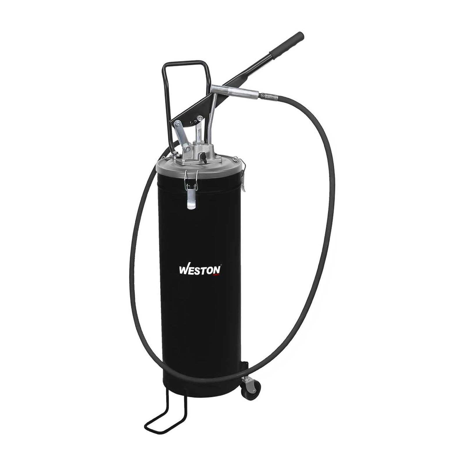 Bomba de Engrase WESTON 20 kg con Manguera 2 m x 1/4" con Ruedas