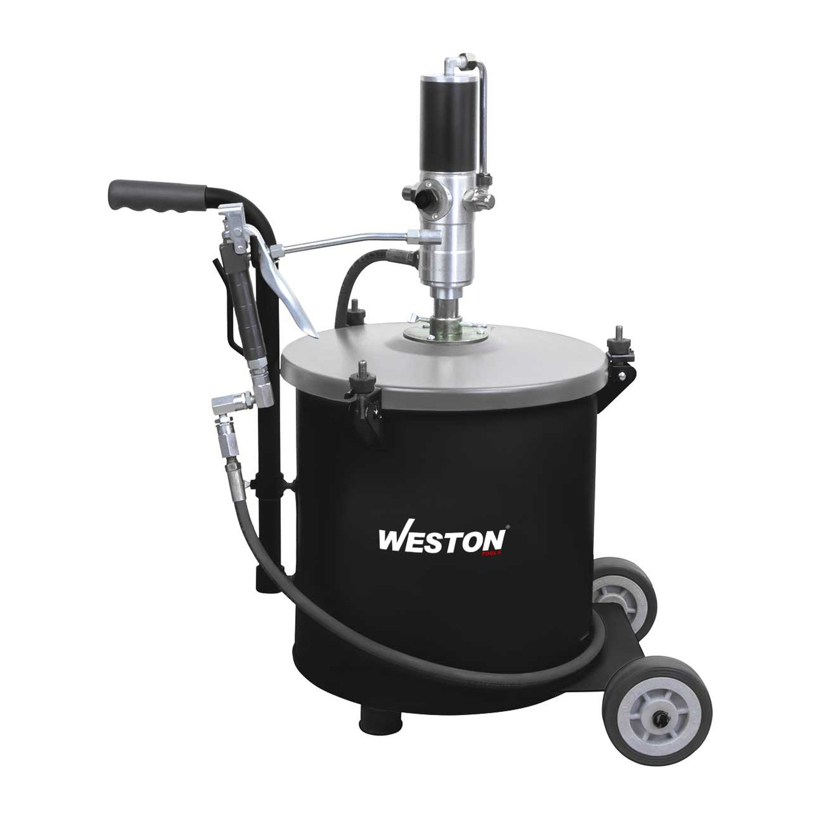 Bomba Neumática de Engrase 30 kg con Ruedas WESTON