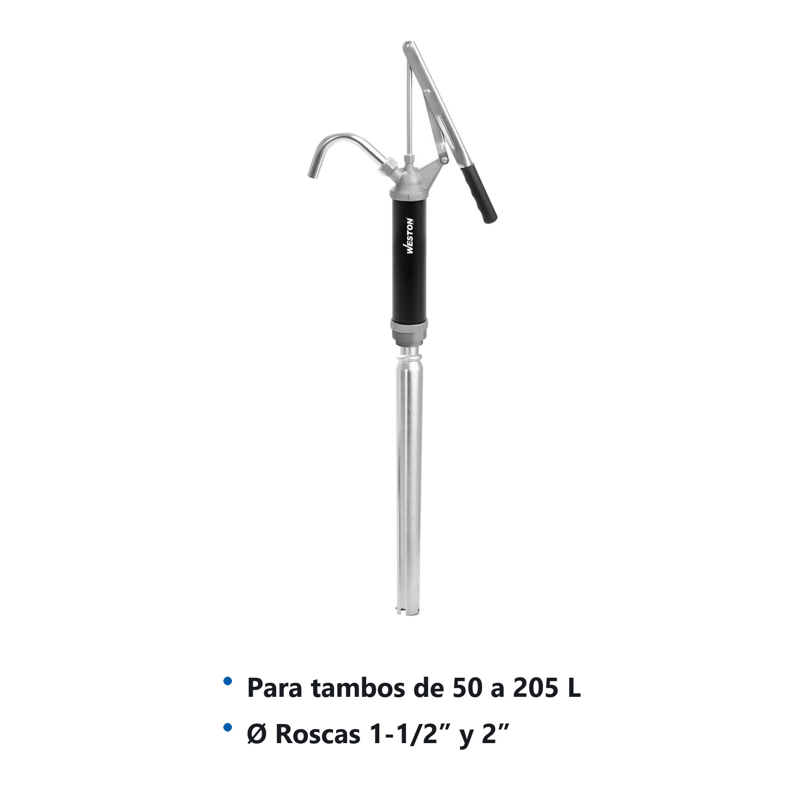 BOMBA D/PALANCA EXTRACTORA D/ACEITE P/TAMBO 50L-205L - Imagen 2