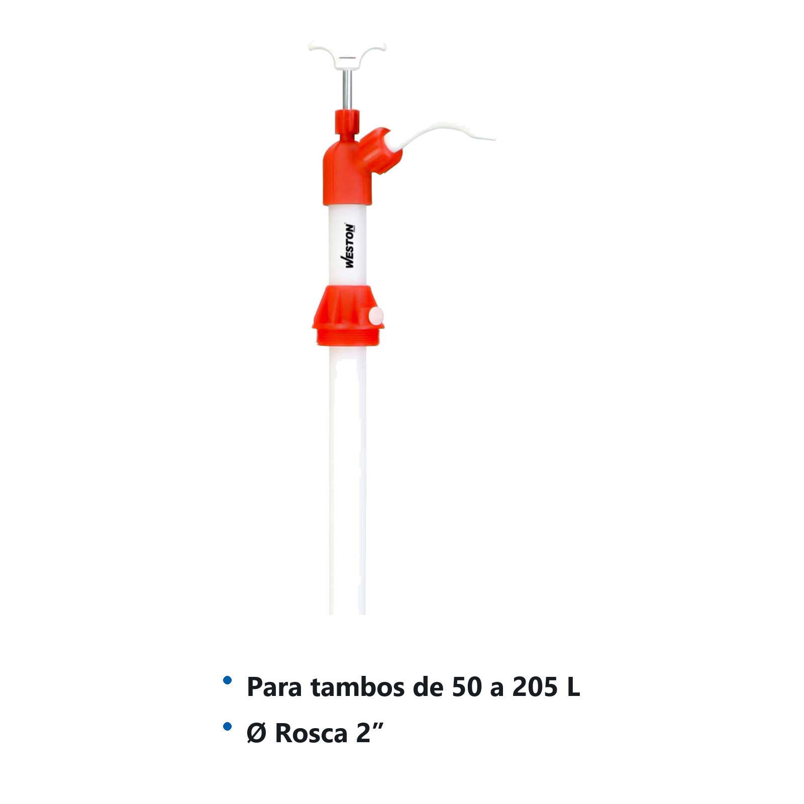 BOMBA D/LEVANTE VERTICAL P/THINNER P/TAMBO 50L-205L - Imagen 2
