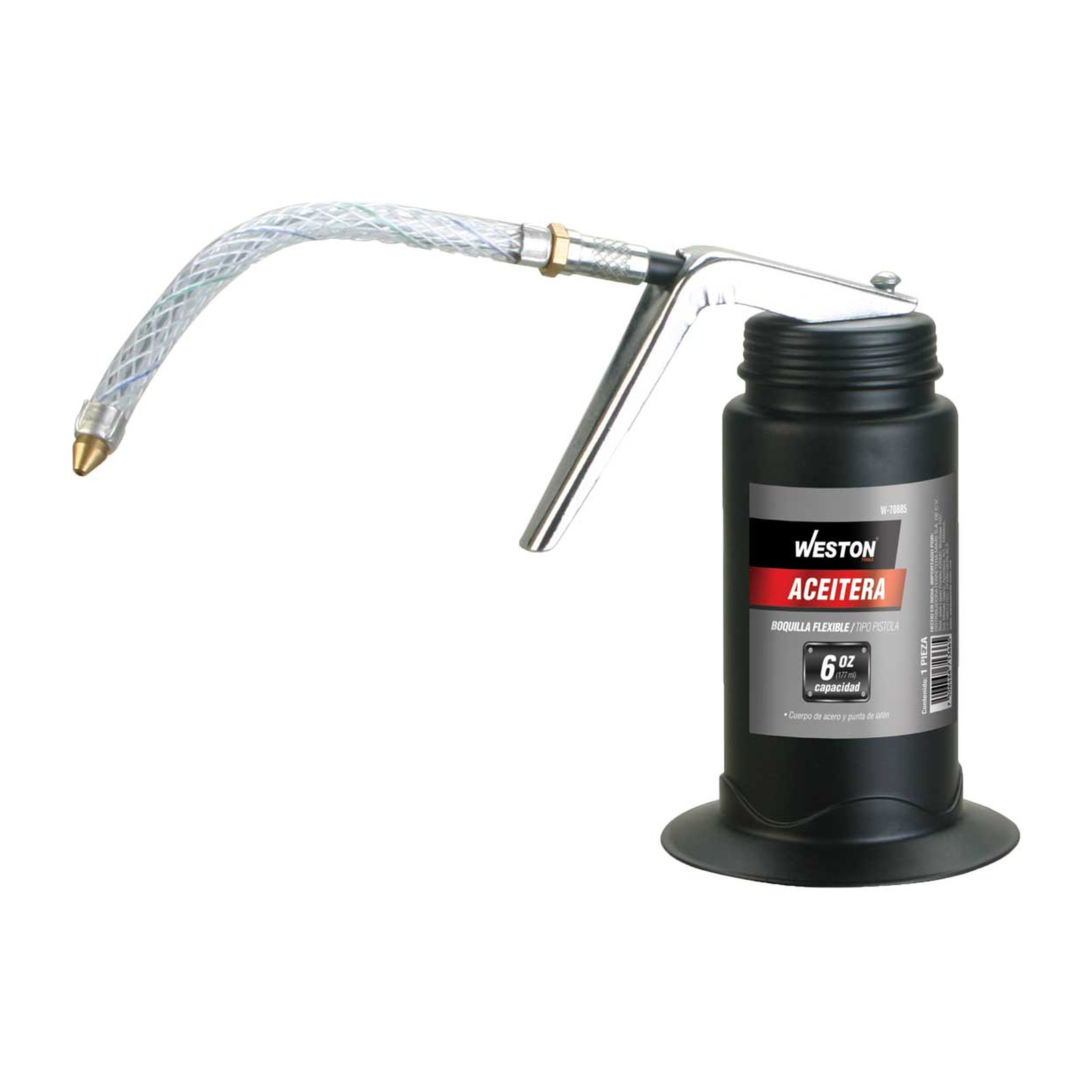 Aceitera Flexible Tipo Pistola 6 oz Weston