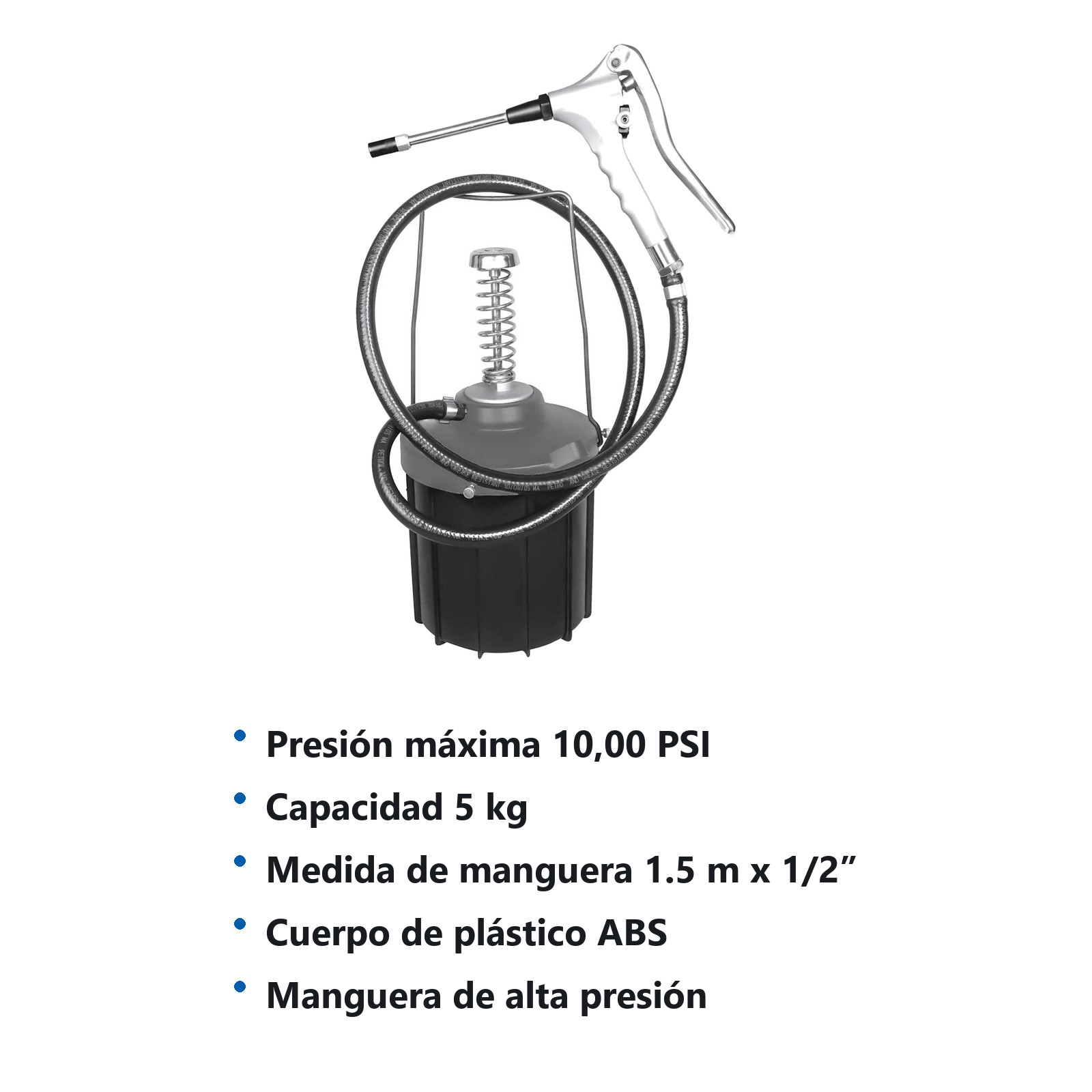 SISTEMA D/GRASA PORTABLE P/CUBETA DE 5KG - Imagen 2