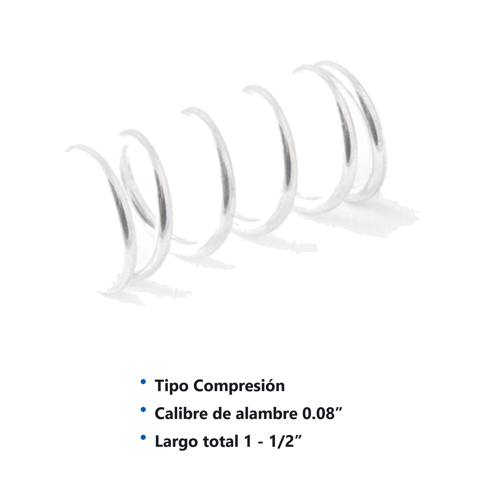 RESORTE D/COMPRESION WESTON .08X.687X1.5 - Imagen 2