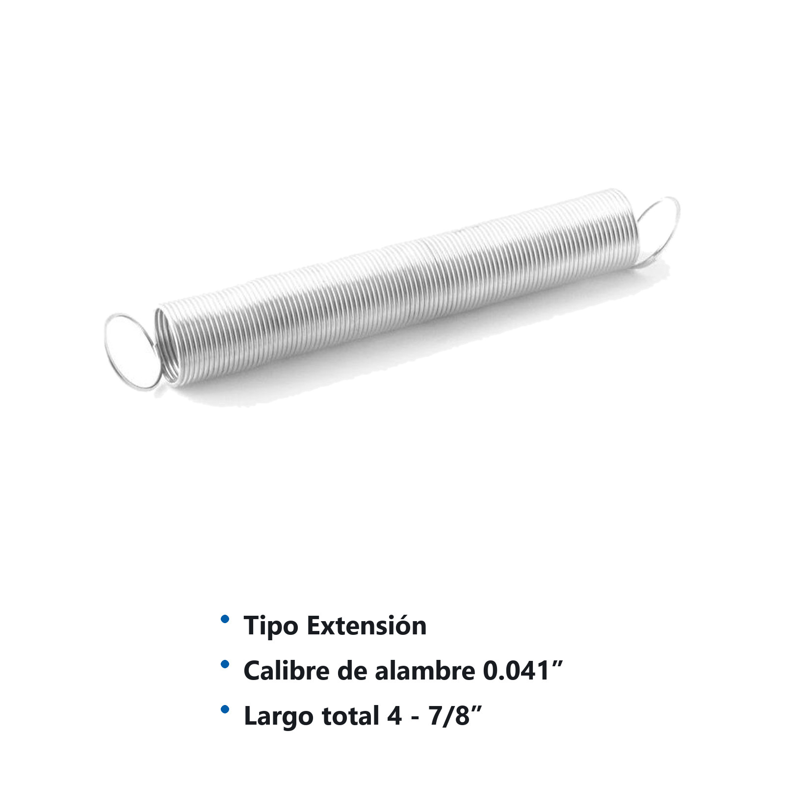 RESORTE D/EXTENSION WESTON .041X.656X4X4.875 - Imagen 2