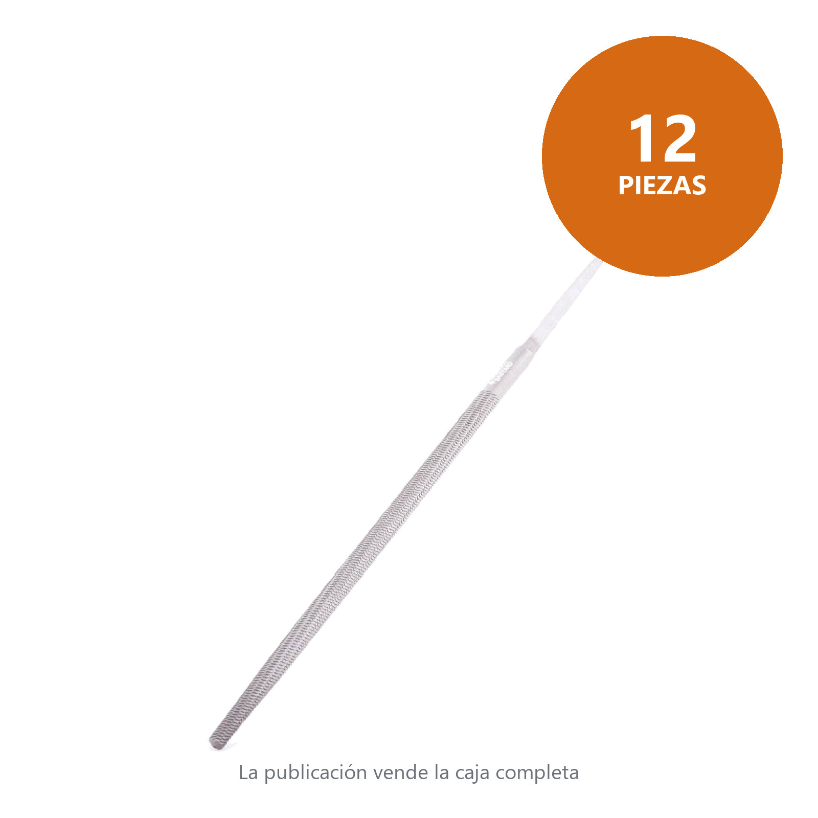 LIMA REDONDA BASTARDAS 6" (CAJA C/12 PZAS - PRECIO X PIEZA) - Imagen 2