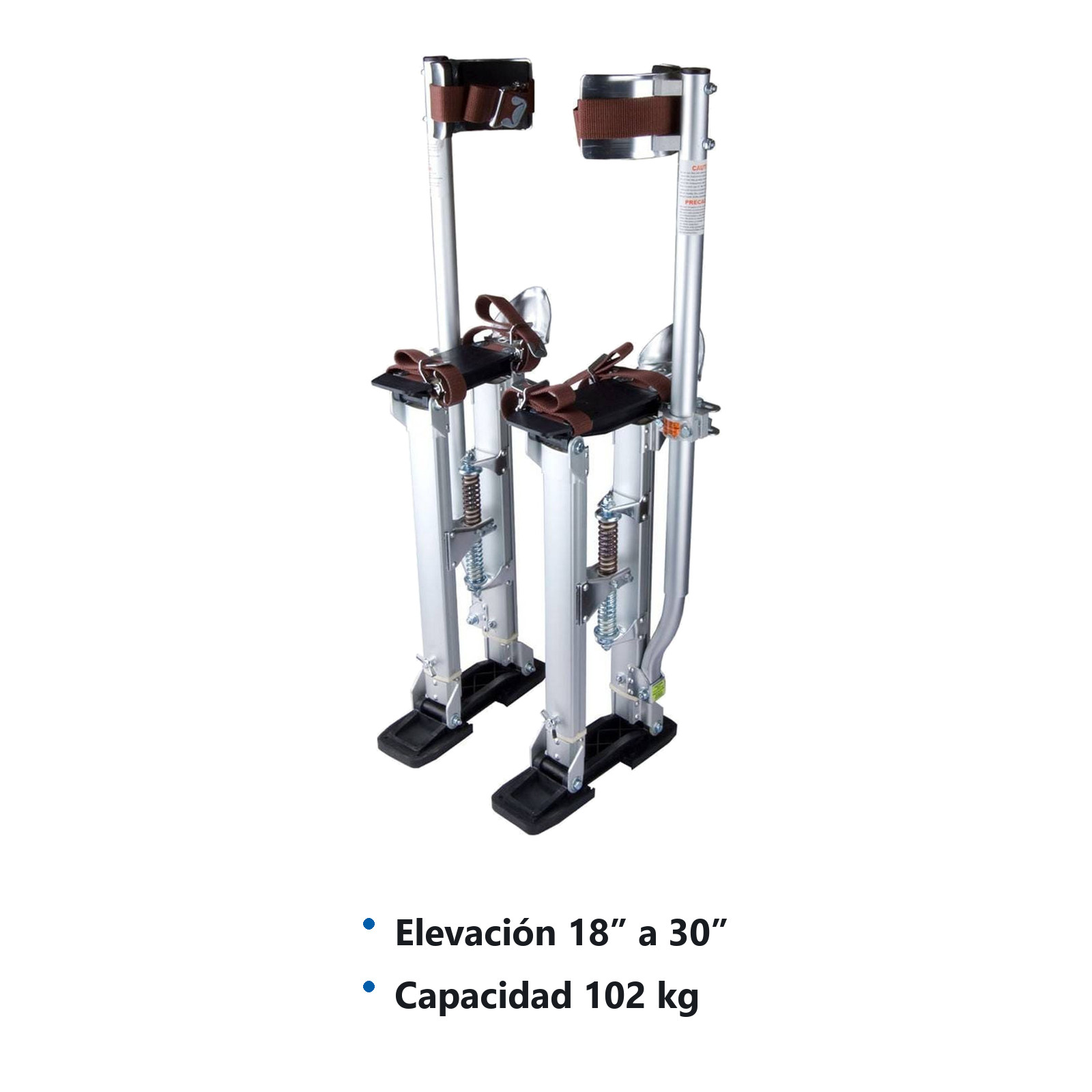 ZANCOS D/ALUMINIO C/ELEVACION 18"-30" - Imagen 2