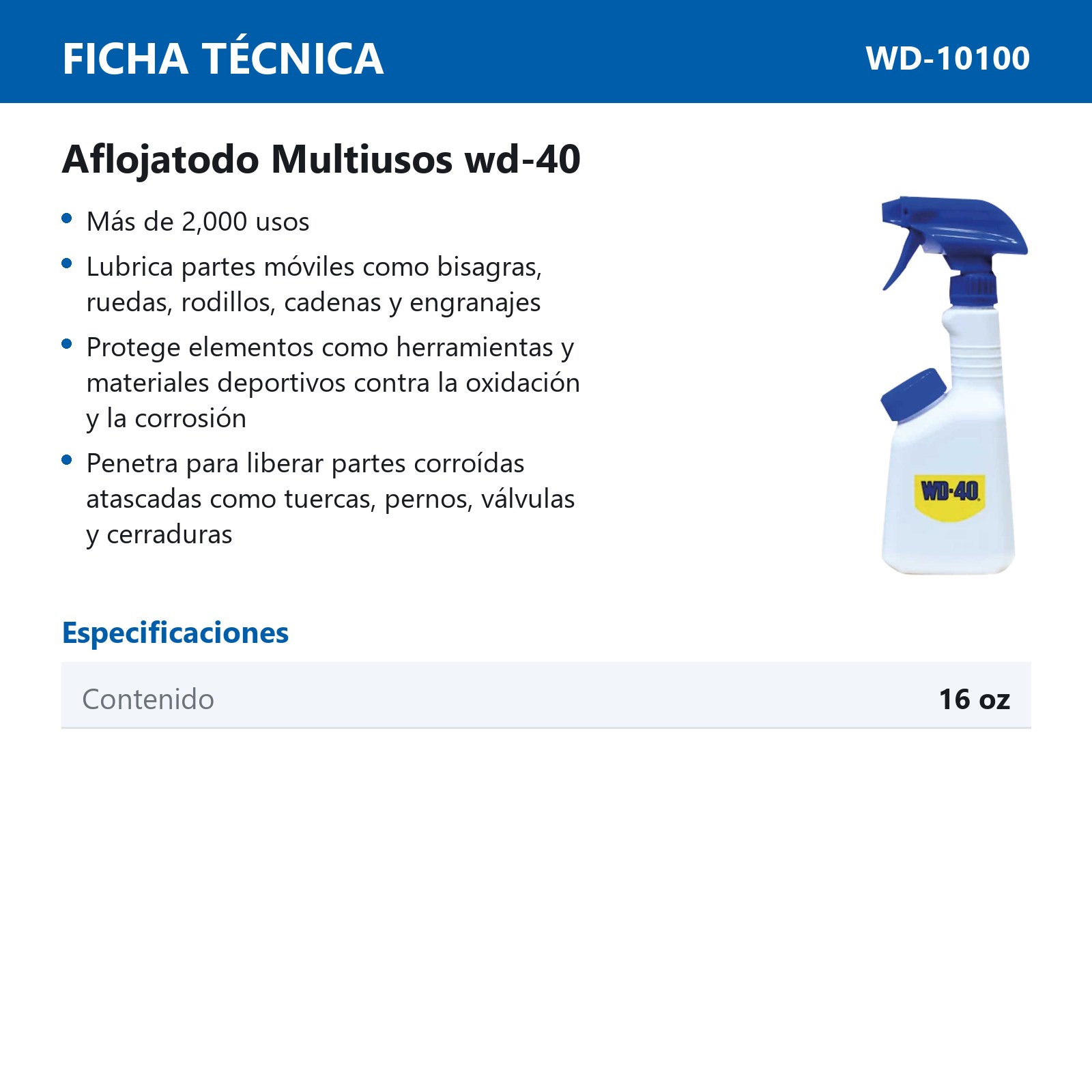 WD-40 APLICADOR SPRAY O/S - Imagen 2
