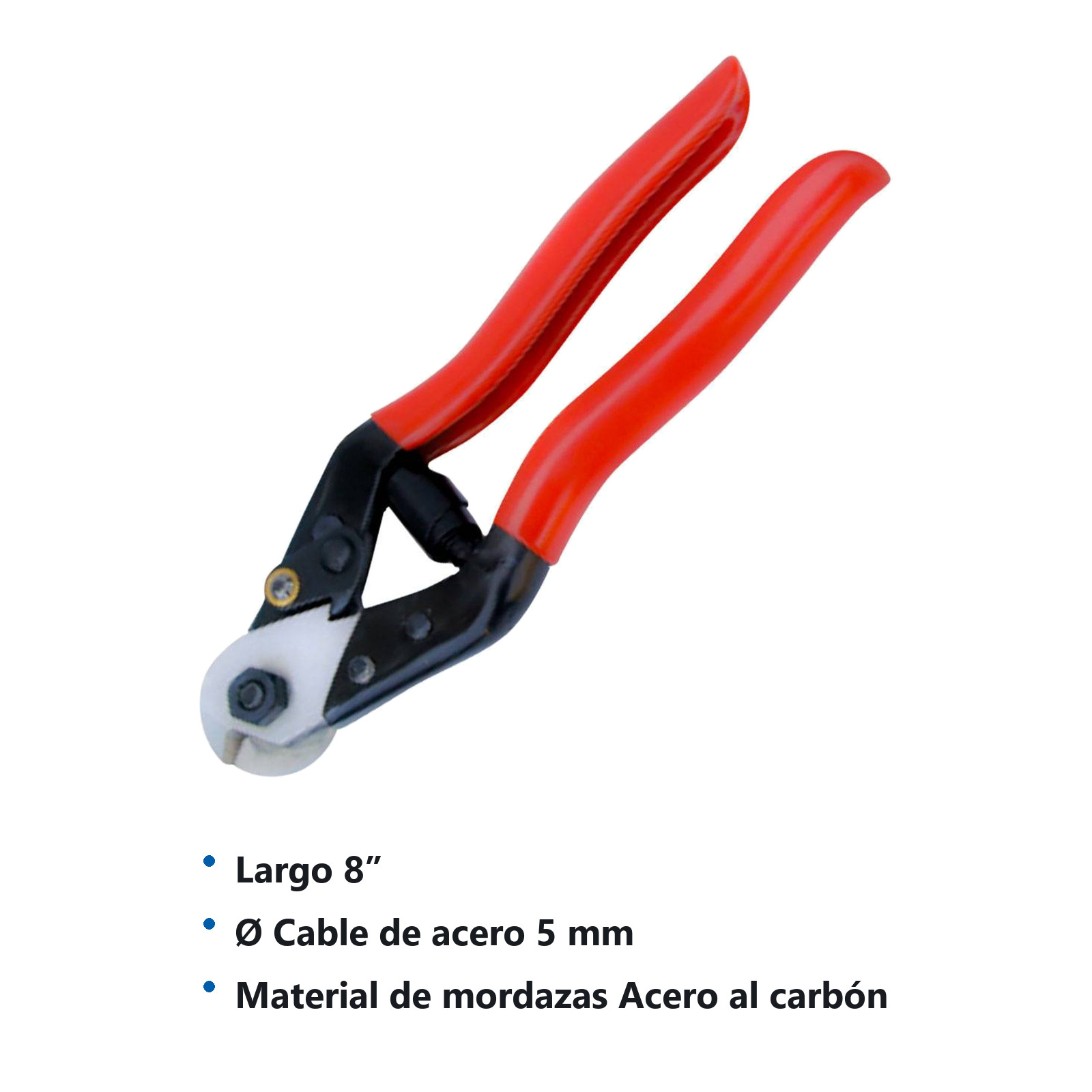 CORTACABLE DE ACERO MANUAL, 8",CAP. DE CORTE 5MM - Imagen 2