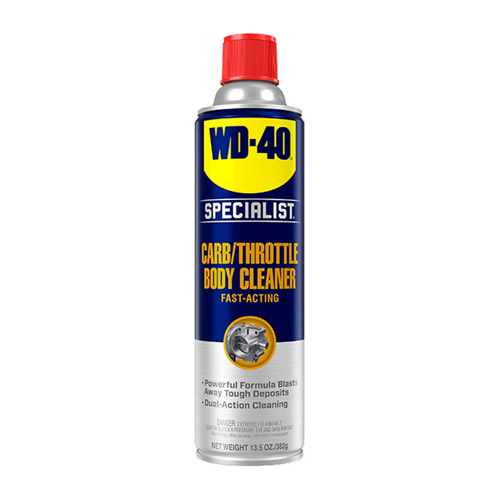 WD-40 SPECIALIST LIMPIADOR DE CARBURADOR/CUERPO DE ACELERACION 13.5 OZ.
