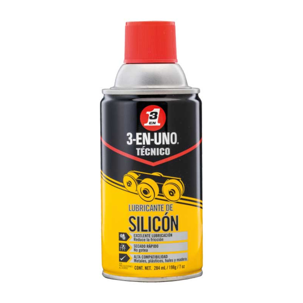 3-EN-UNO Técnico Lubricante de Silicón 7 oz