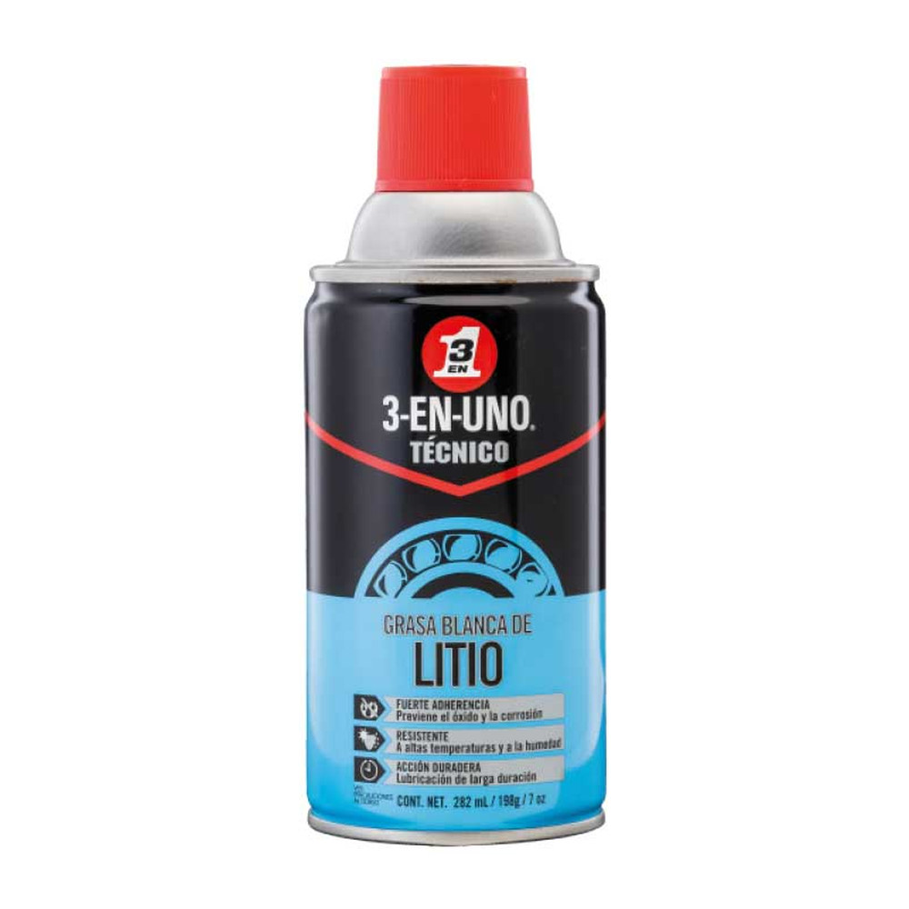3-EN-UNO Técnico Grasa Blanca de Litio 7 oz