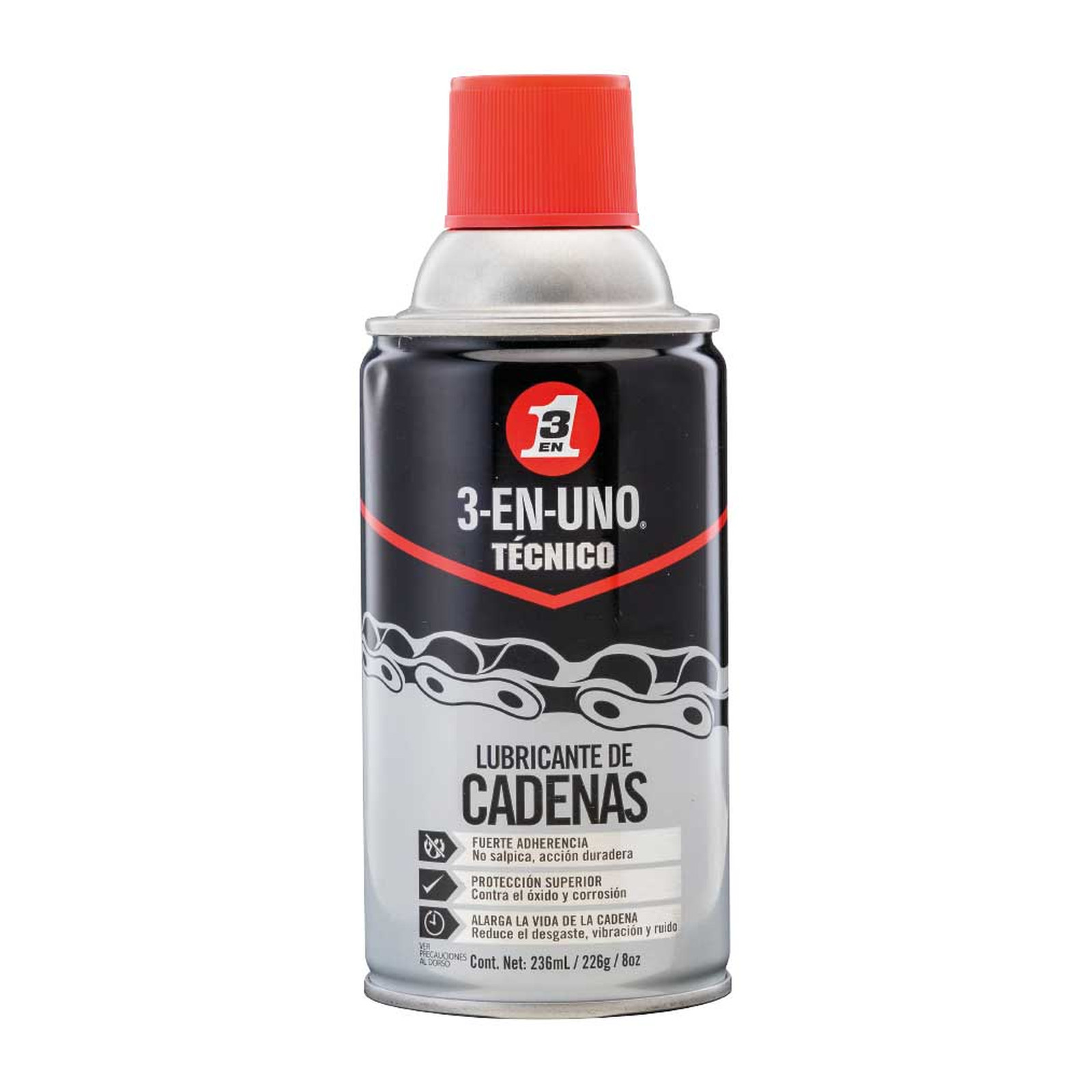 3-EN-UNO Técnico Lubricante de Cadenas 8 oz