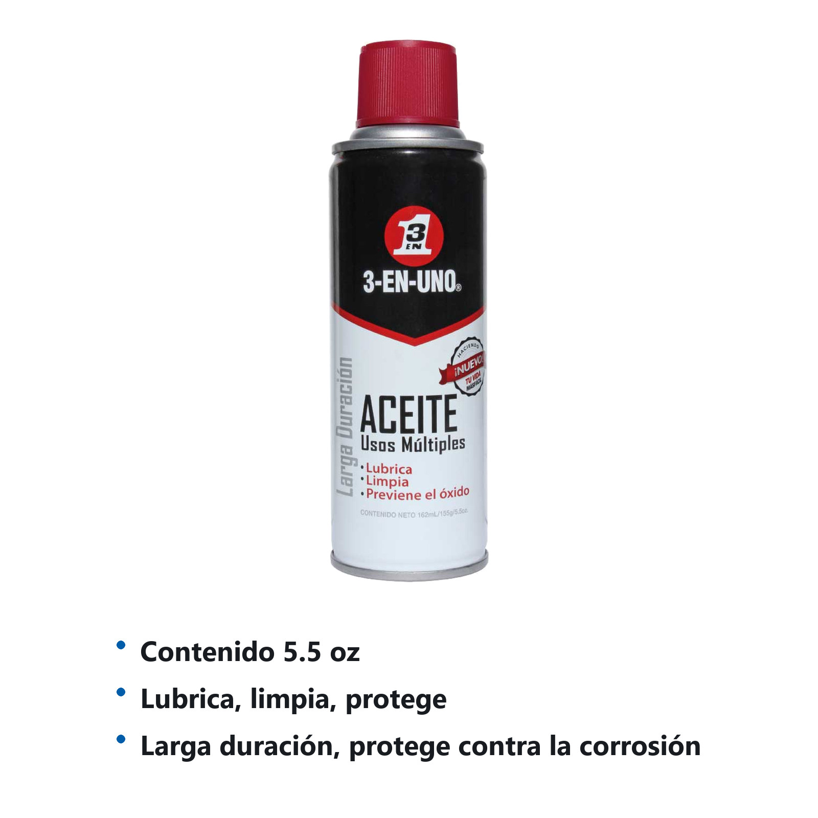 3-EN-UNO ACEITE AEROSOL 5.5OZ - Imagen 2
