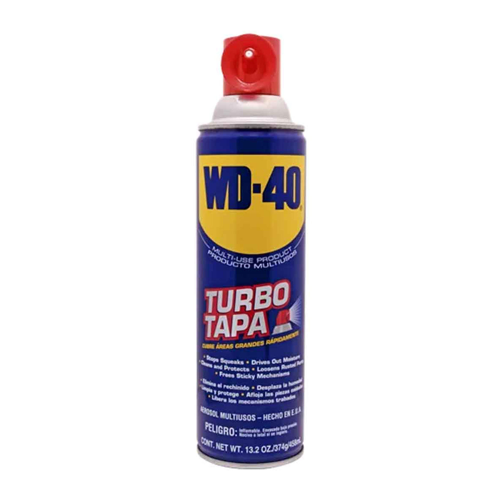 WD-40 Turbo Aerosol Multiusos con Tapa 13.2 oz