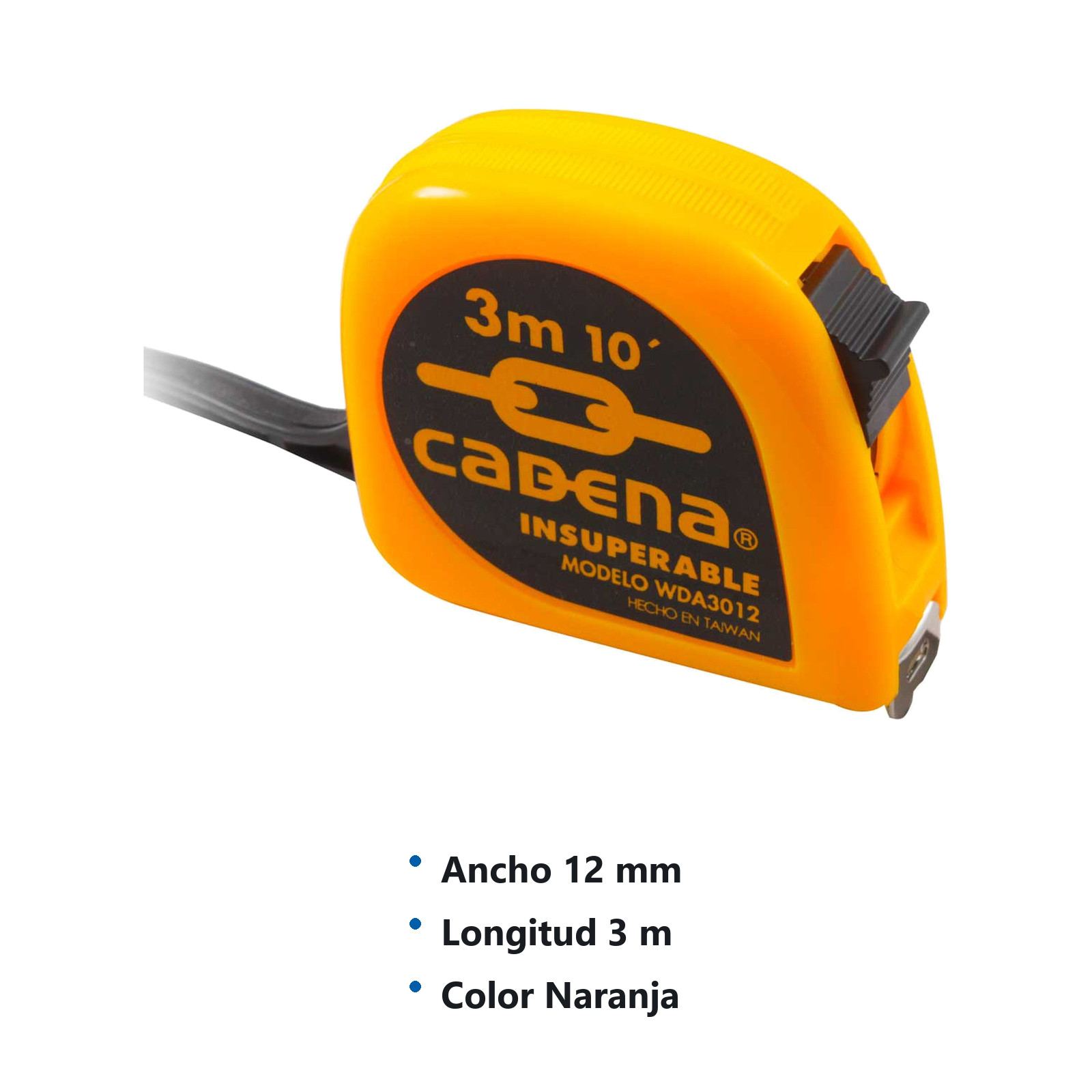 FLEXOMETRO CADENA 3 MTS NEON - Imagen 2