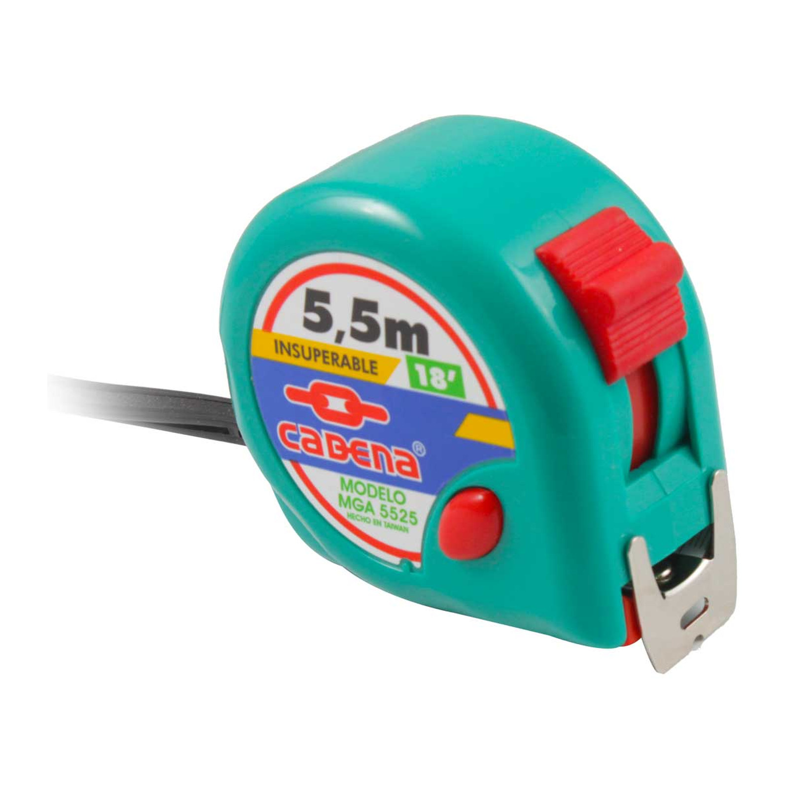Flexómetro Cadena 5.5 m x 25 mm de Ancho