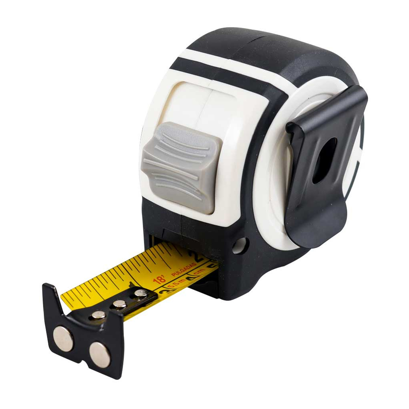 FLEXOMETRO 5.5 M X 25 MM BLANCO COMPACTO - Imagen 2