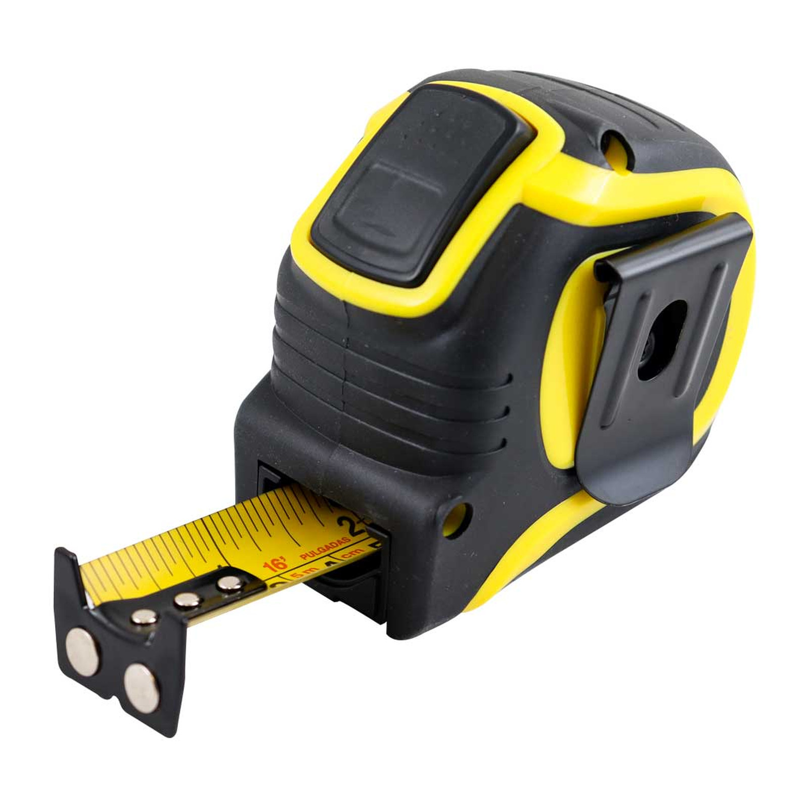 FLEXOMETRO 5M X 27MM AMARILLO CINTA ANCHA - Imagen 2