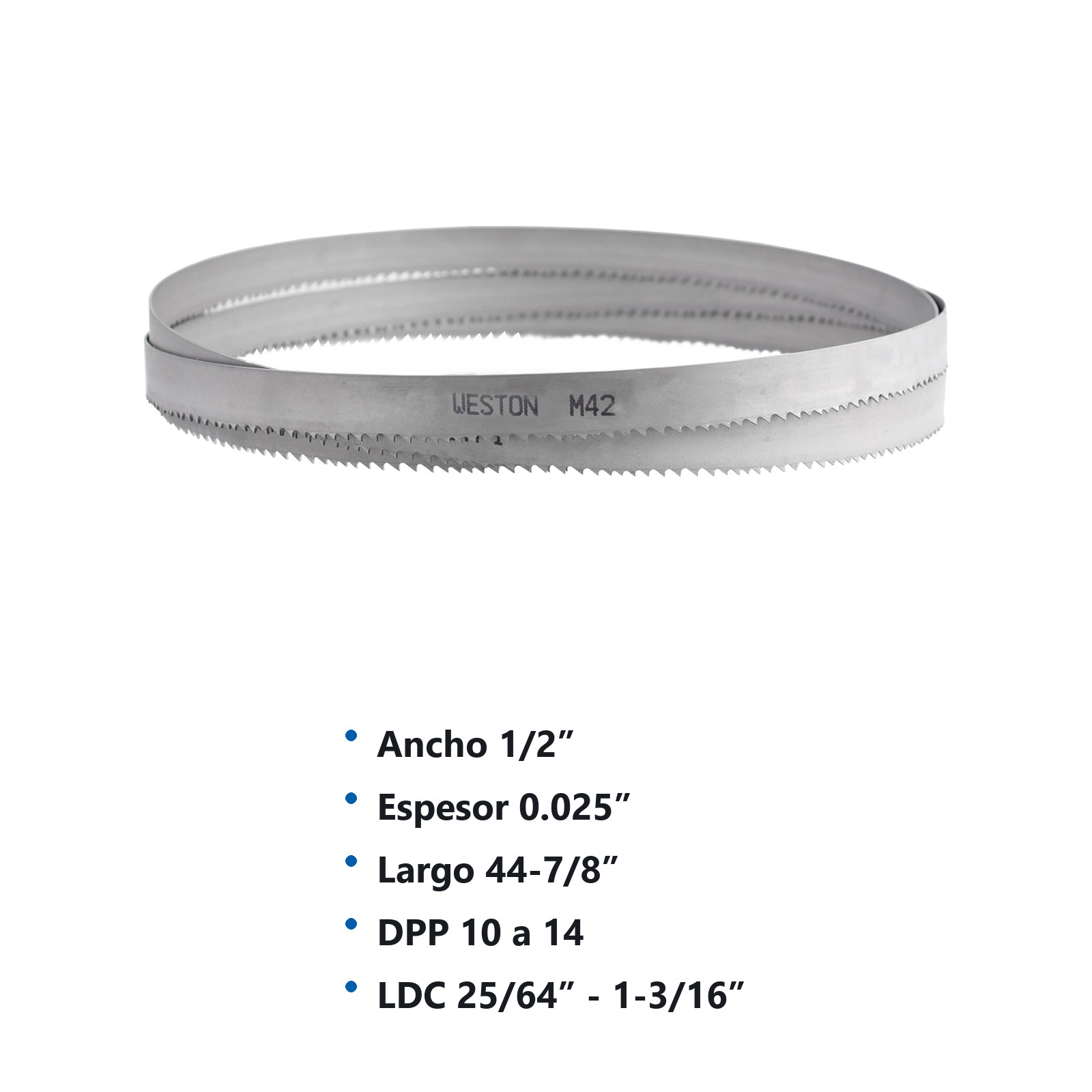 SIERRA CINTA SOLDABLE  1/2 x 0.025 x 44-7/8"   10-14  TPI - Imagen 4