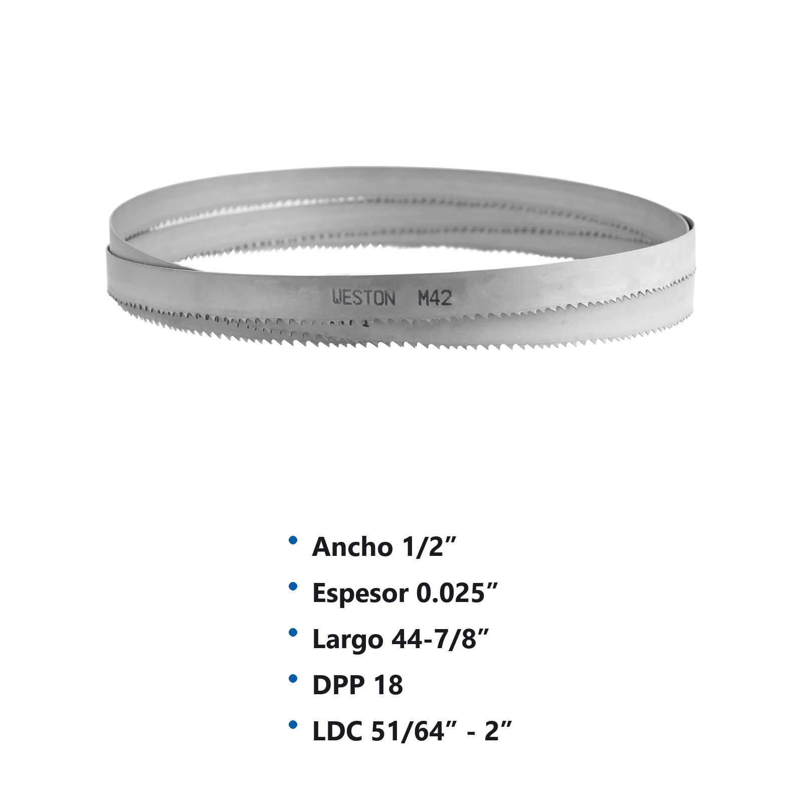 SIERRA CINTA SOLDABLE  1/2 x 0.025 x 44-7/8"   18  TPI - Imagen 4