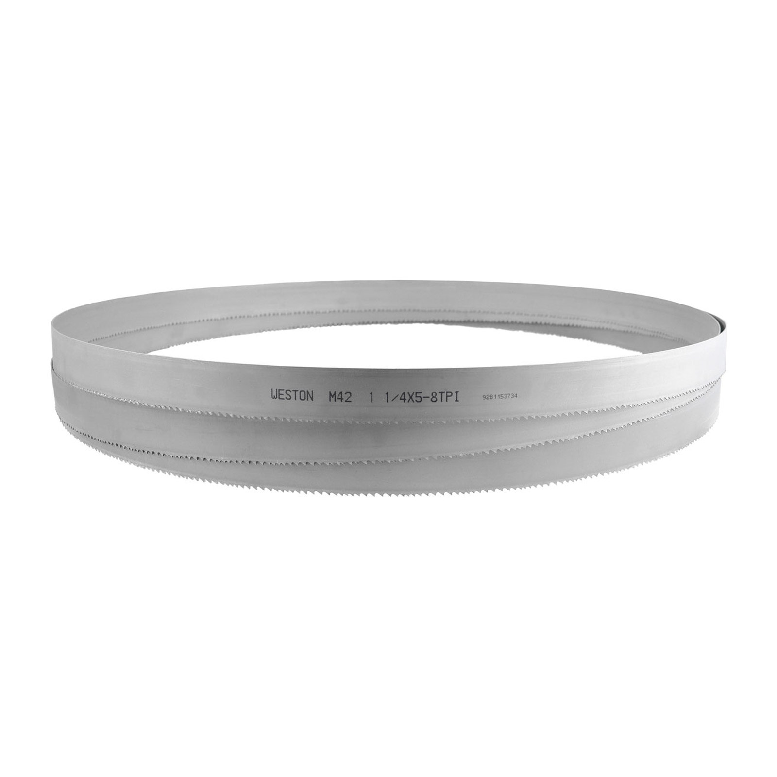 Sierra de Cinta Soldable WESTON 1-1/4" x 0.042" x 248" 5-8 TPI Acero M42