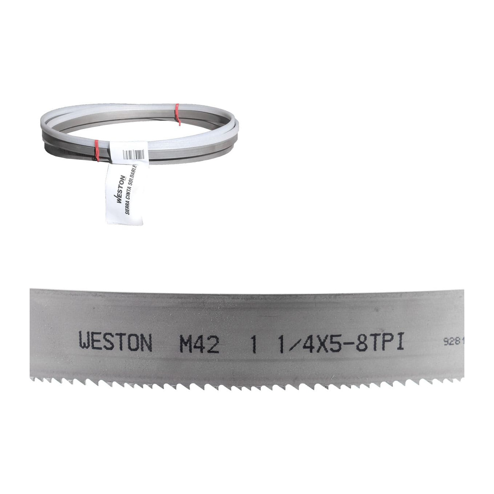 SIERRA CINTA SOLDABLE  1-3/8 x 0.042 x 210.63"    5-8 TPI - Imagen 2