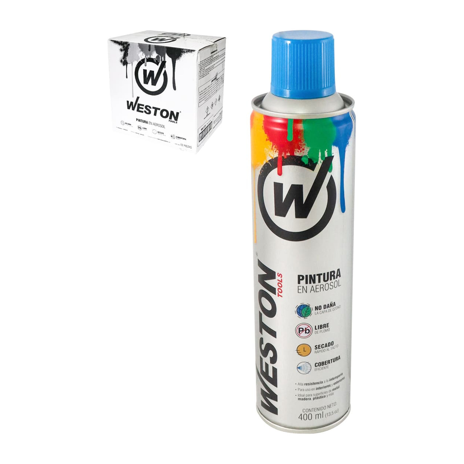 Pintura Aerosol Azul Claro 400 ml WESTON