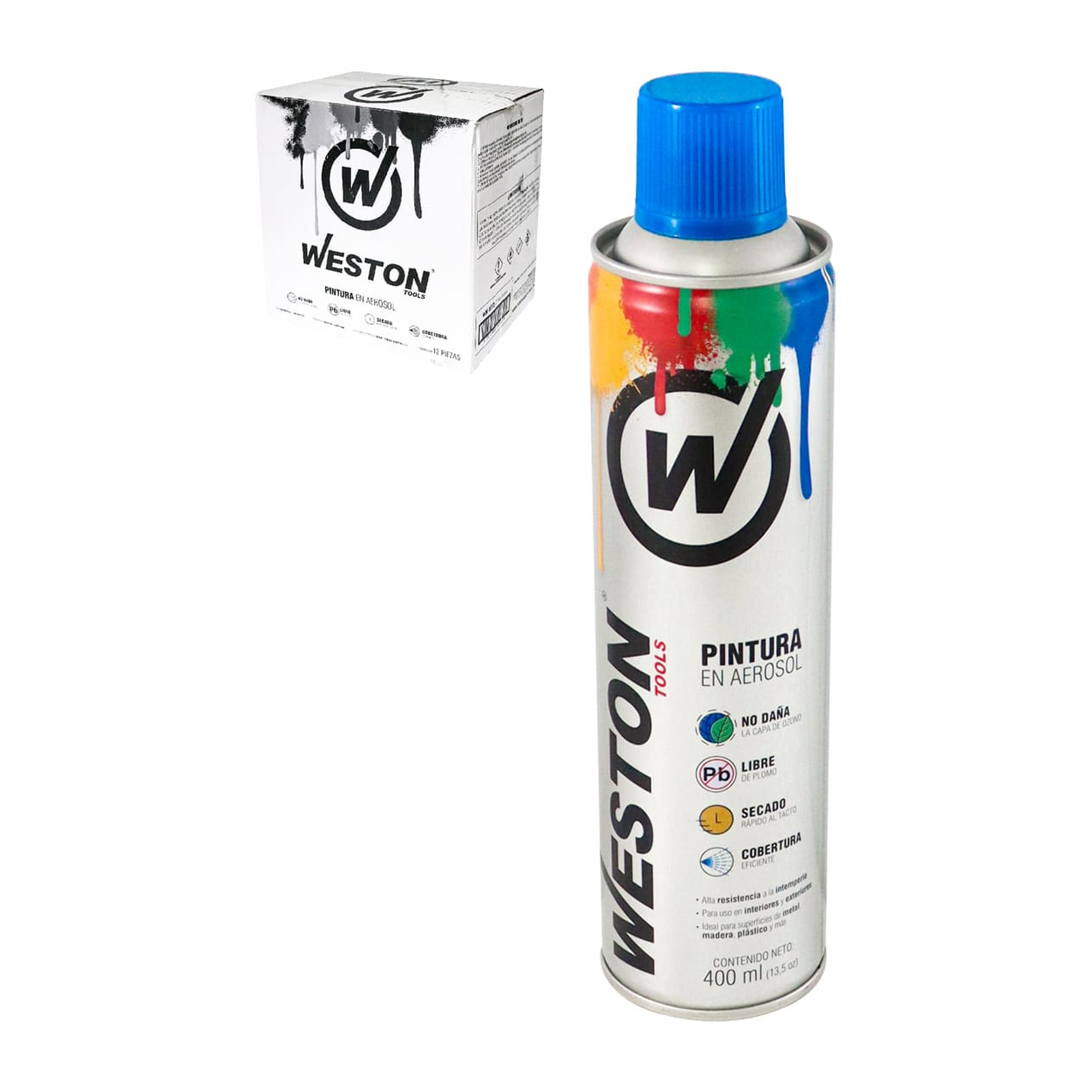 Pintura Aerosol Azul Real 400 ml WESTON